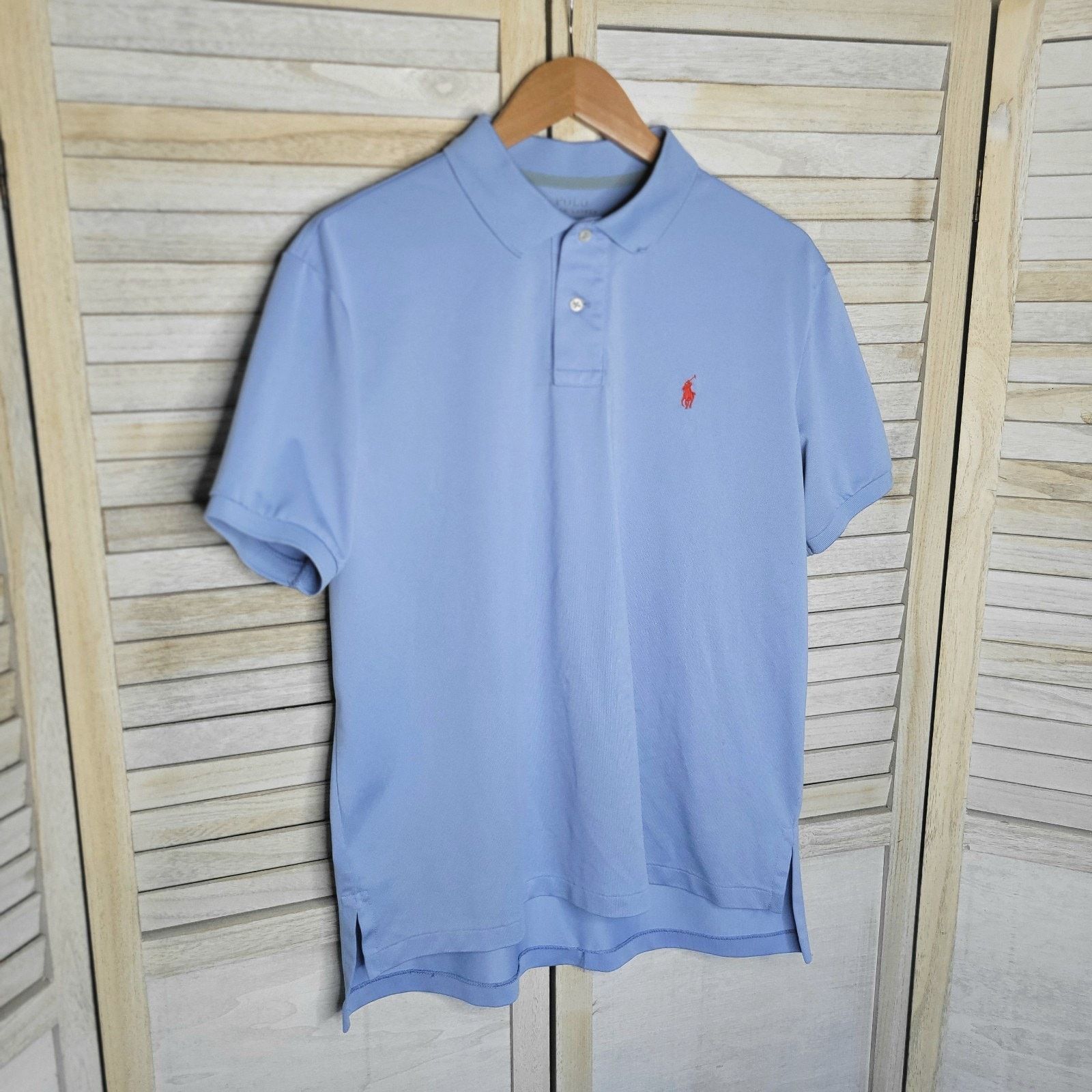 Ralph Lauren Polo Ralph Lauren The Iconic Mesh Polo Shirt Blue Large Mens Size US L / EU 52-54 / 3 - 2 Thumbnail
