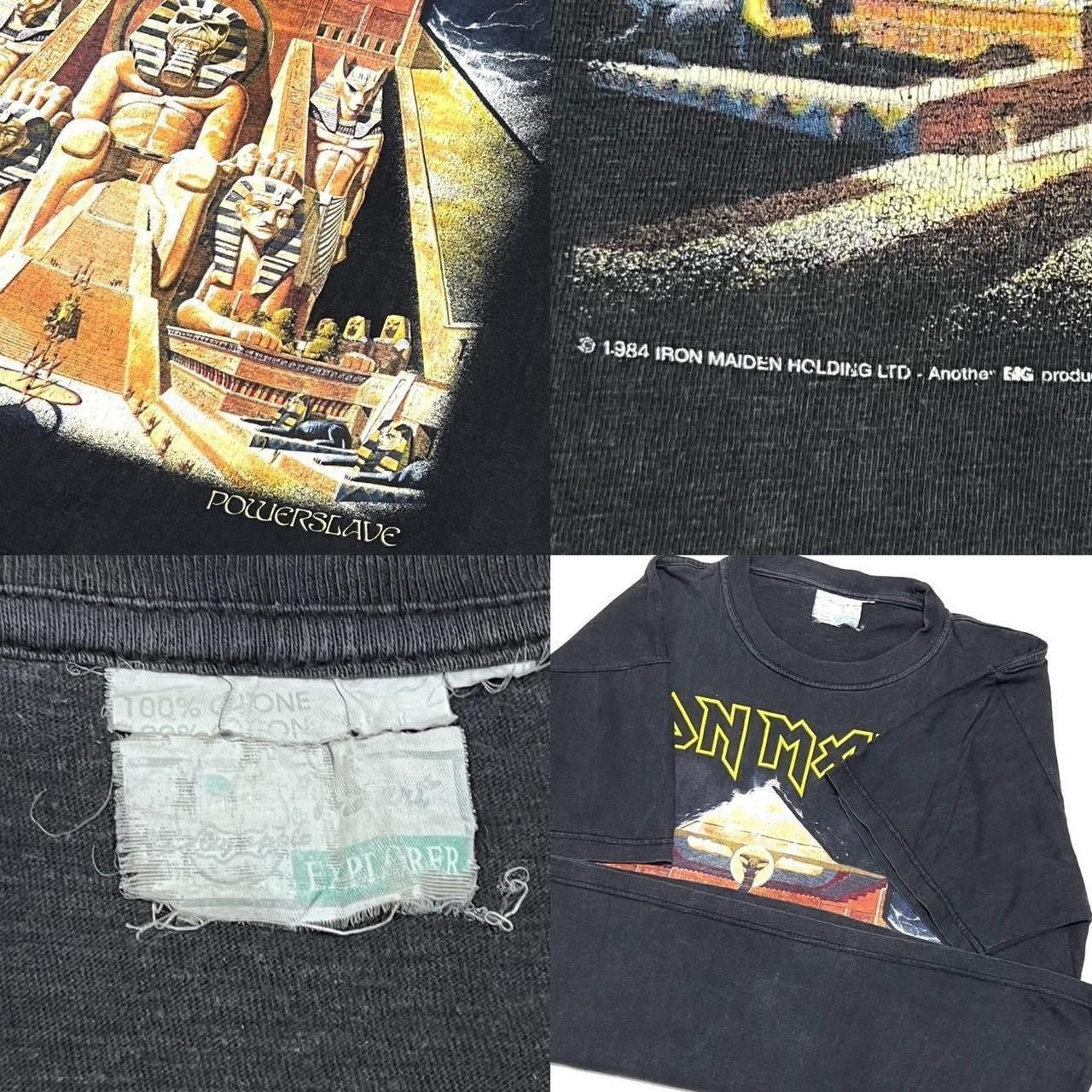 Iron Maiden t-shirt iron maiden vintage 1984 power slave Size US M / EU 48-50 / 2 - 4 Thumbnail