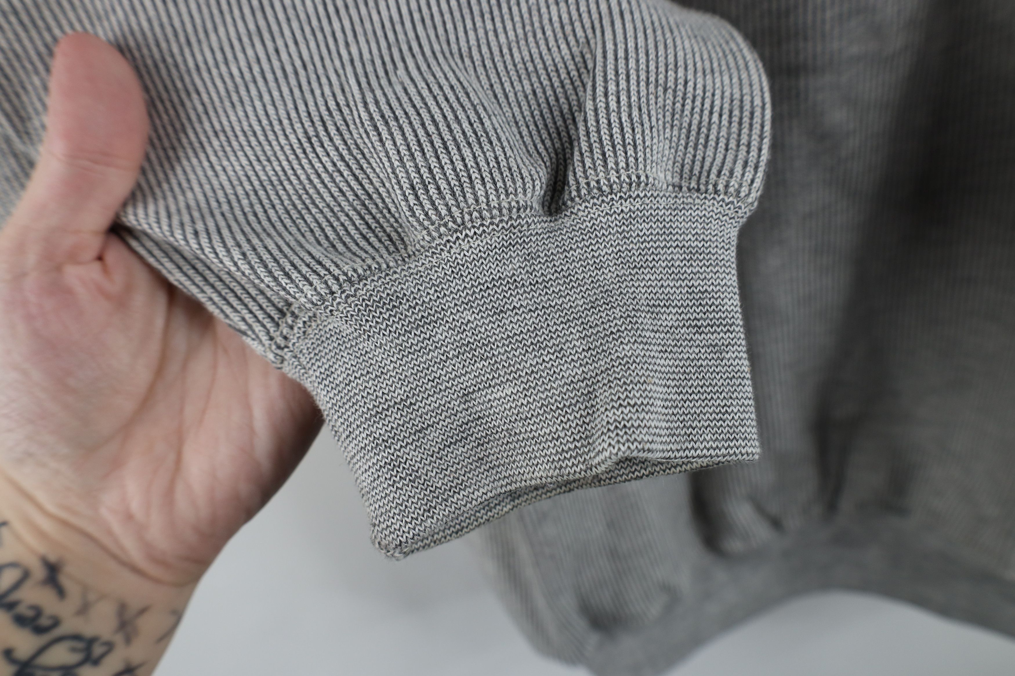 Vintage Vintage 90s Streetwear Knit Half Zip Pullover Sweatshirt Size US L / EU 52-54 / 3 - 7 Thumbnail