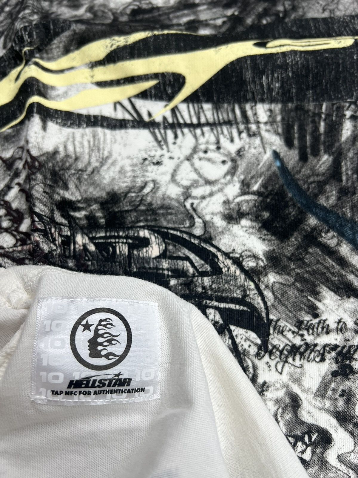 HELLSTAR Hellstar Graffiti Longsleeve Size US M / EU 48-50 / 2 - 5 Thumbnail