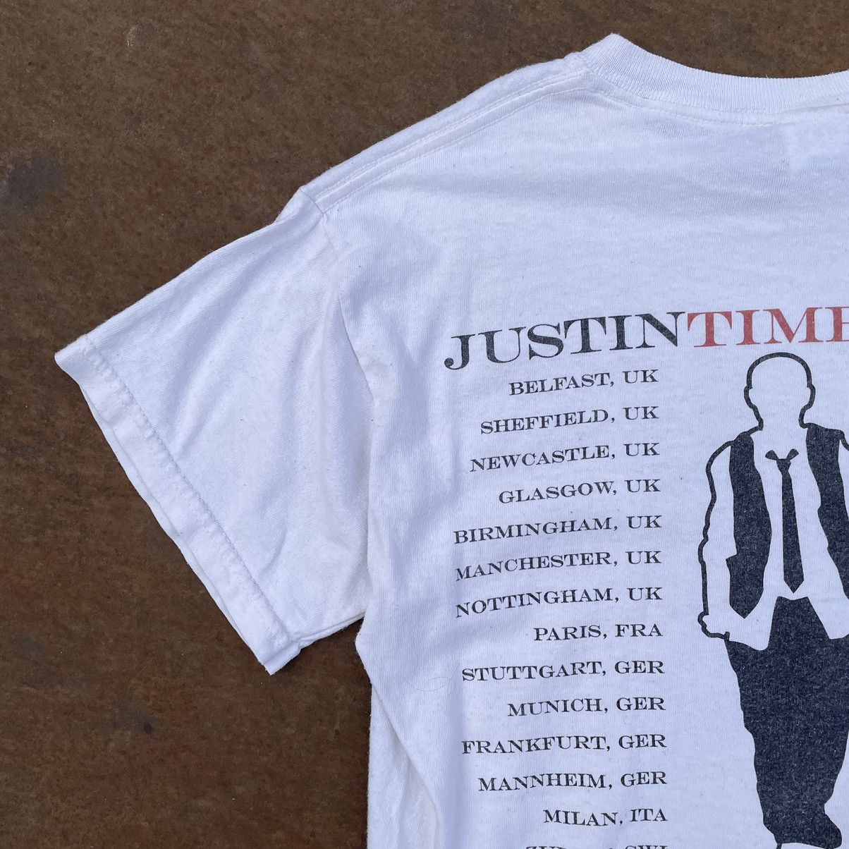 Band Tees × Le Grande Bleu (L.G.B.) Vintage Justin Timberlake T-shirts Logo 2007 Y2K Overprint Size US S / EU 44-46 / 1 - 12 Thumbnail