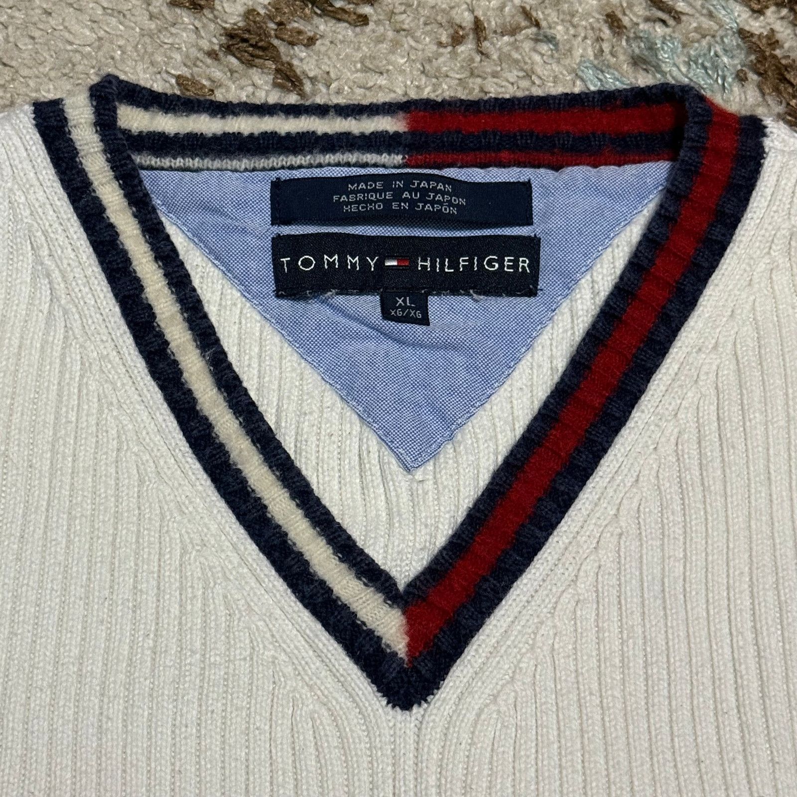 Tommy Hilfiger Tommy Hilfiger Ribbed Knit Sweater Size XL Made in Japan Size US XL / EU 56 / 4 - 3 Thumbnail