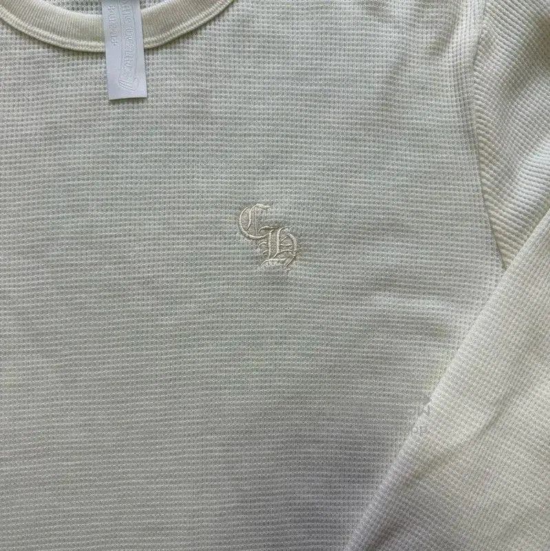 Chrome Hearts Chrome Hearts White Wool Long Sleeve Shirt . Size US XL / EU 56 / 4 - 3 Thumbnail