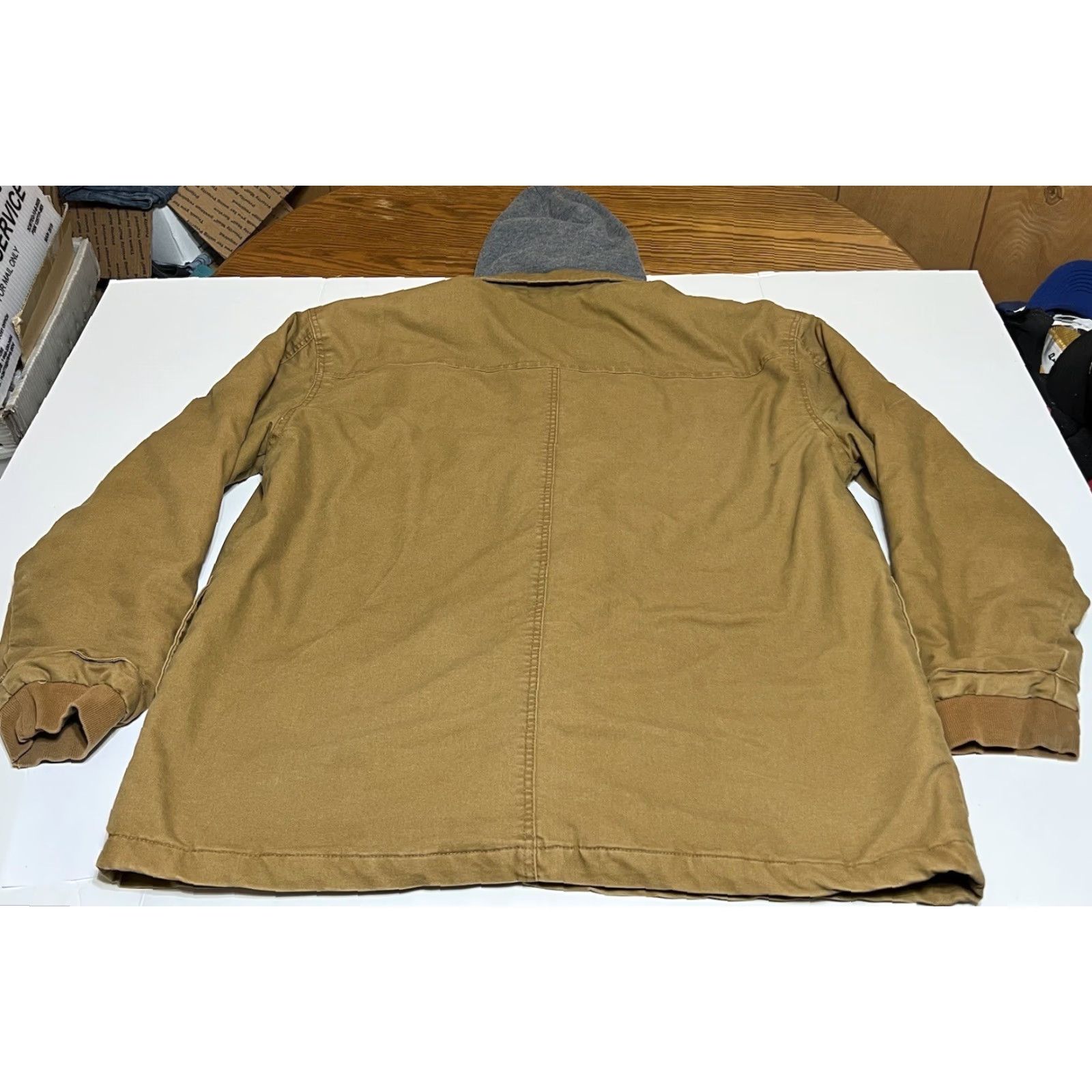 Dickies Dickies Jacket Men Lined Quilted Canvas Full Zip Snap Work 3XL Beige Stained Vintage: No Size US XXL / EU 58 / 5 - 3 Thumbnail