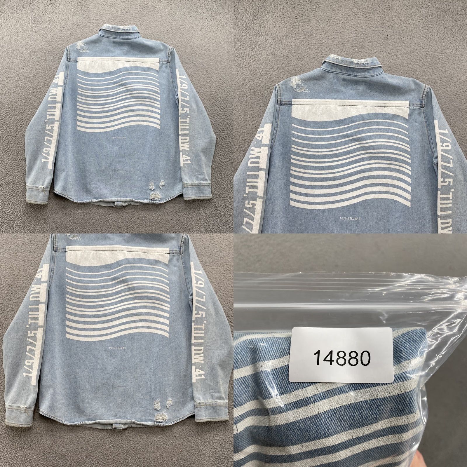 Zara Zara Man Denim Pearl Snap Up Distressed Long Sleeve Regular Fit Shirt L Blue Cotton Denim Button-Up Shirt Mens Regular Fit Mom? Size US L / EU 52-54 / 3 - 9 Thumbnail