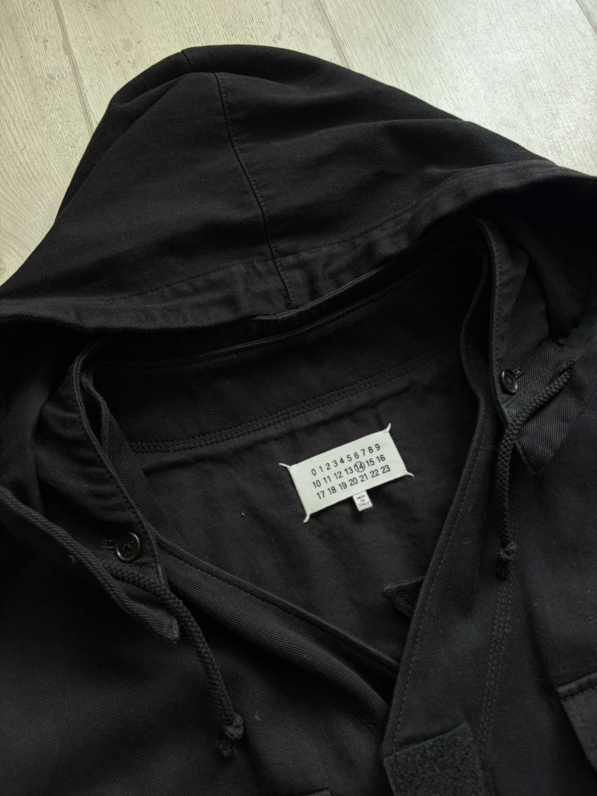 Maison Margiela Maison Margiela Black Hooded Field Jacket Parka Size US L / EU 52-54 / 3 - 2 Thumbnail