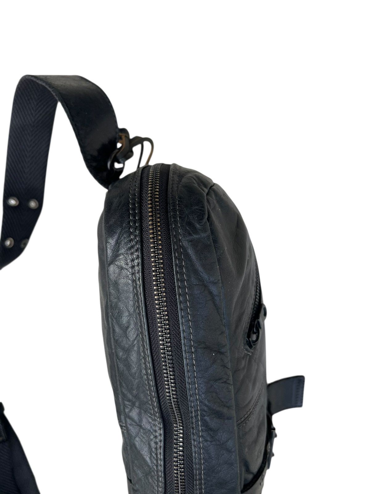 Leather Zer Japan Black Nappa Leather Bag Crossbody Size ONE SIZE - 17 Thumbnail