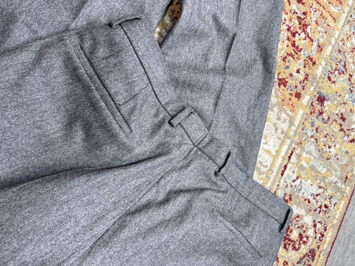Vintage 1980s Wool Suit Pants Baggy Trousers Blend Balenciaga Rick Size US 36 / EU 52 - 5 Thumbnail