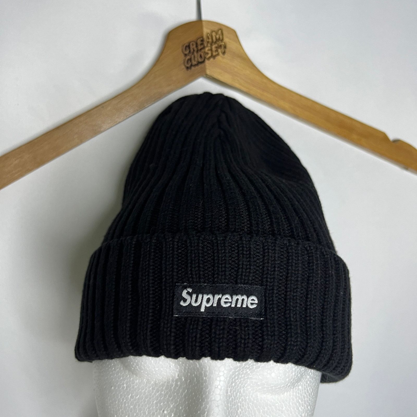 Supreme Supreme overdyed beanie black | Grailed