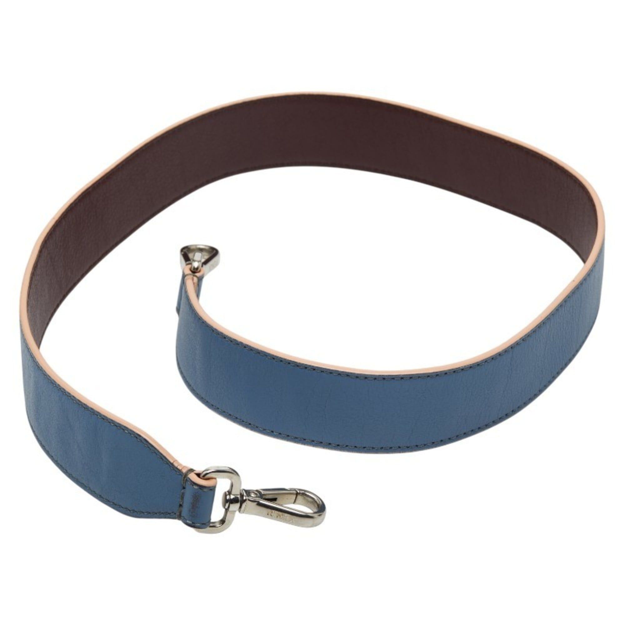 Fendi Fendi shoulder strap, light blue and brown leather, women's, FENDI Size ONE SIZE - 1 Thumbnail
