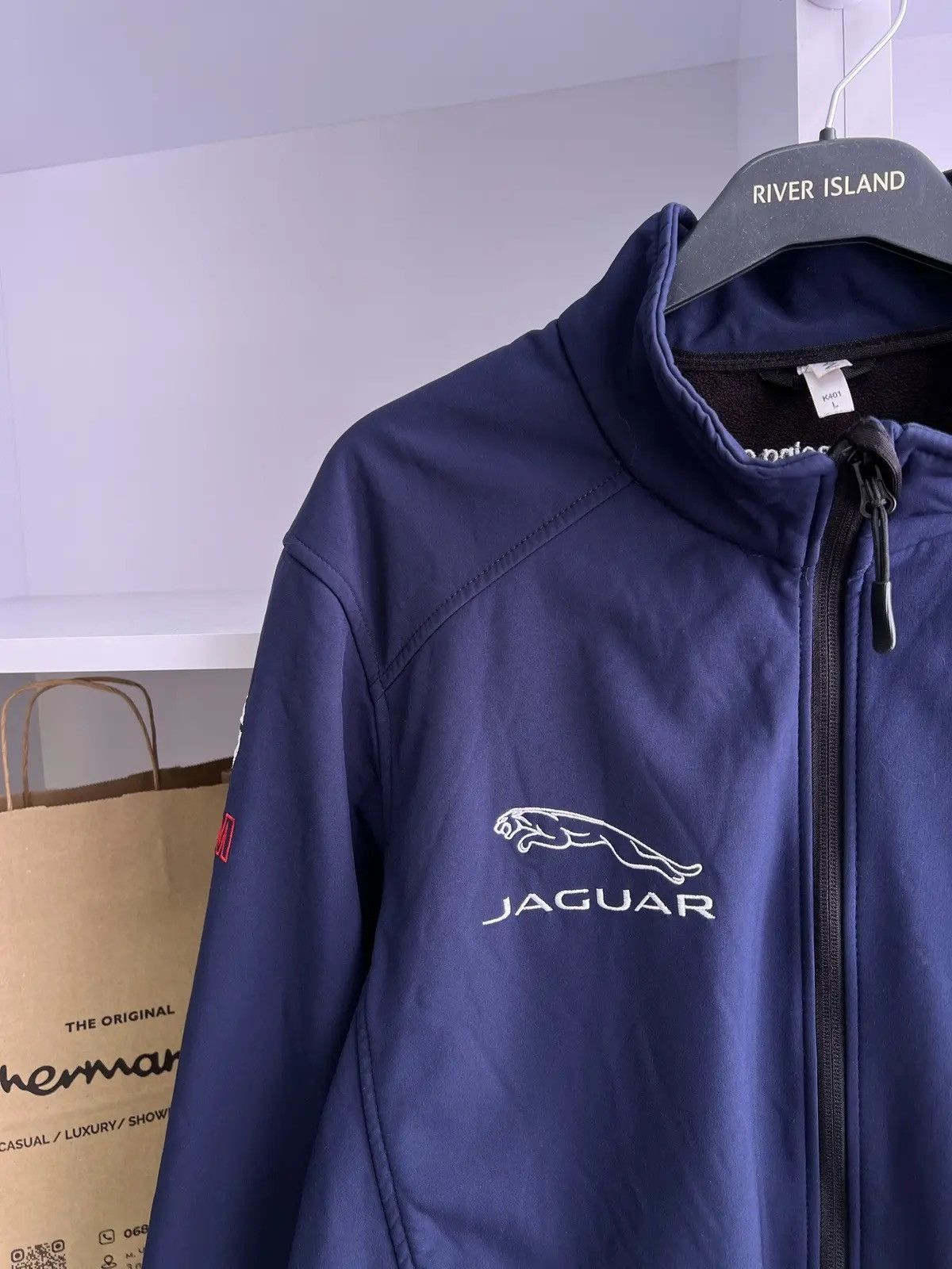 Vintage Vintage Jaguar softshell racing jacket Size US L / EU 52-54 / 3 - 6 Thumbnail