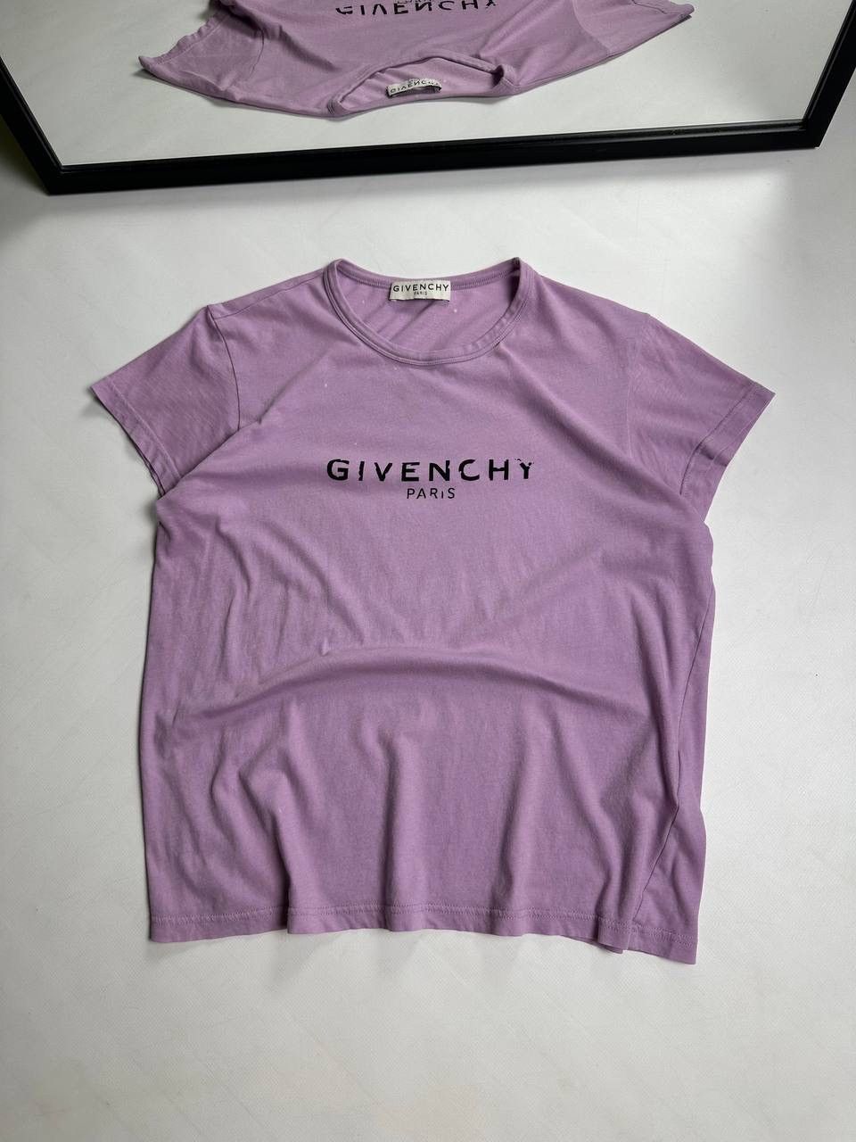 Givenchy Givenchy distress logo Women’s T shirt Purple Size S / US 4 / IT 40 - 1 Thumbnail