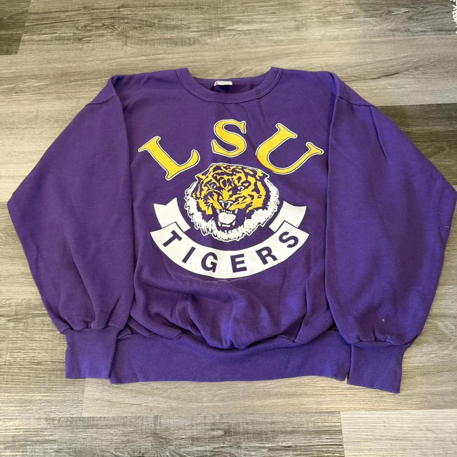 Other vintage LSU tigers crewneck sweatshirt 80s/90s M/L Size US L / EU 52-54 / 3 - 3 Thumbnail