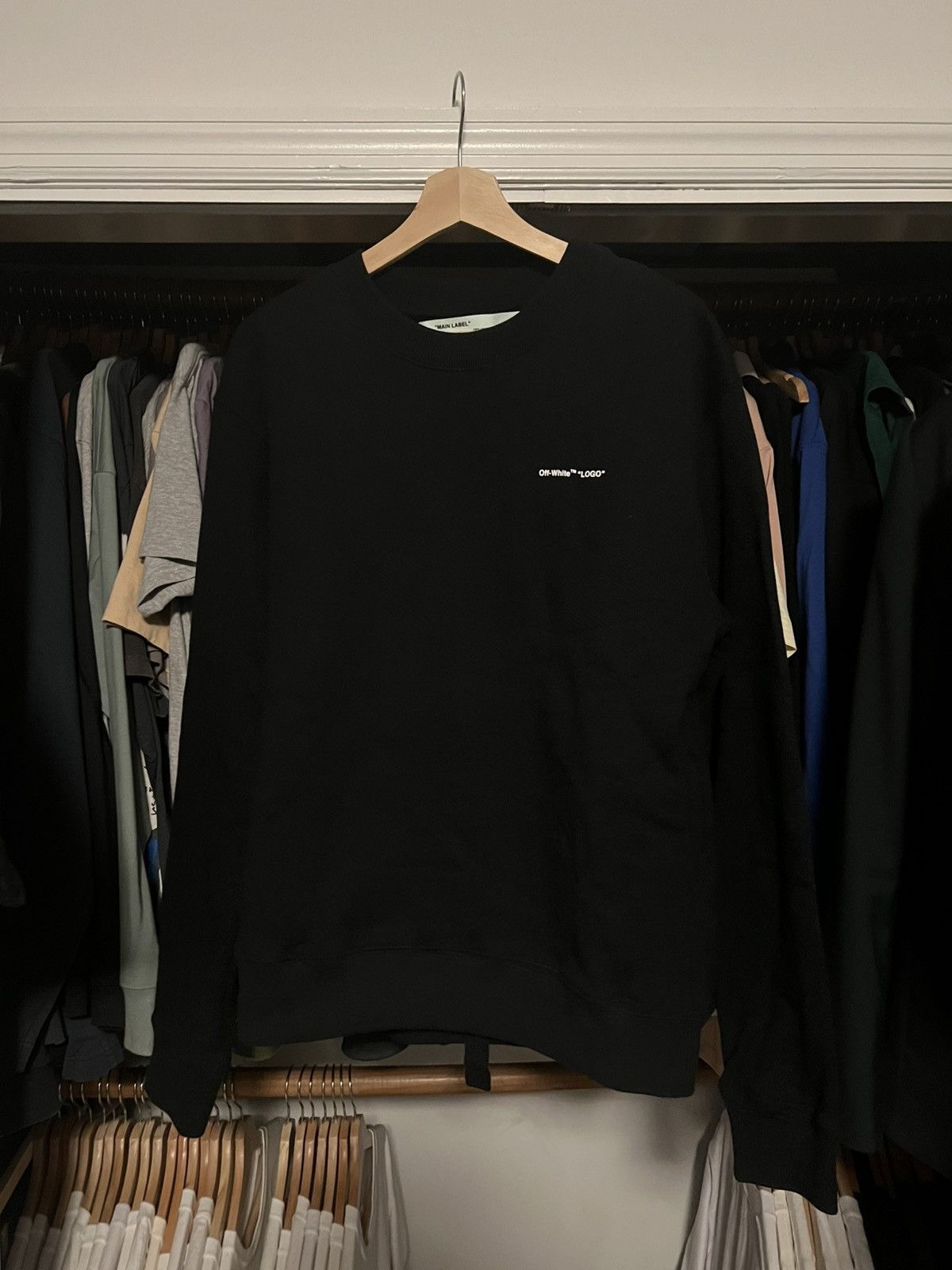 Off White 2013 OFF WHITE CREW NECK SWEATER Grailed