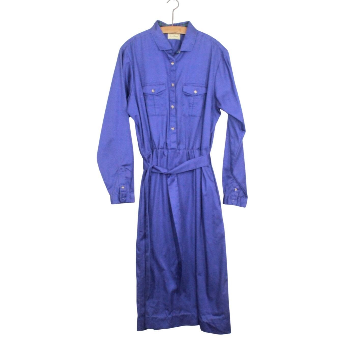 L.L. Bean LL Bean Women's Long Sleeve Collared Midi Dress Size 20 Size 3XL / US 20-22 - 1 Thumbnail