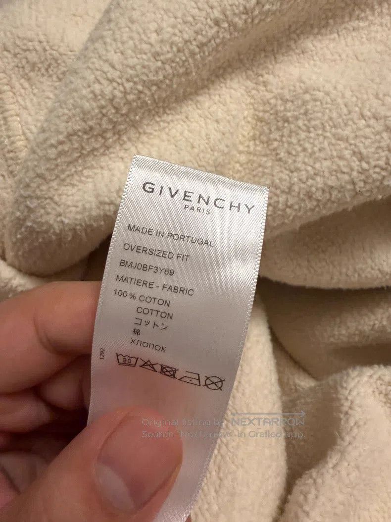 Givenchy Givenchy Pattern Printed Oversized Hooded Sweatshirt Size US M / EU 48-50 / 2 - 8 Thumbnail