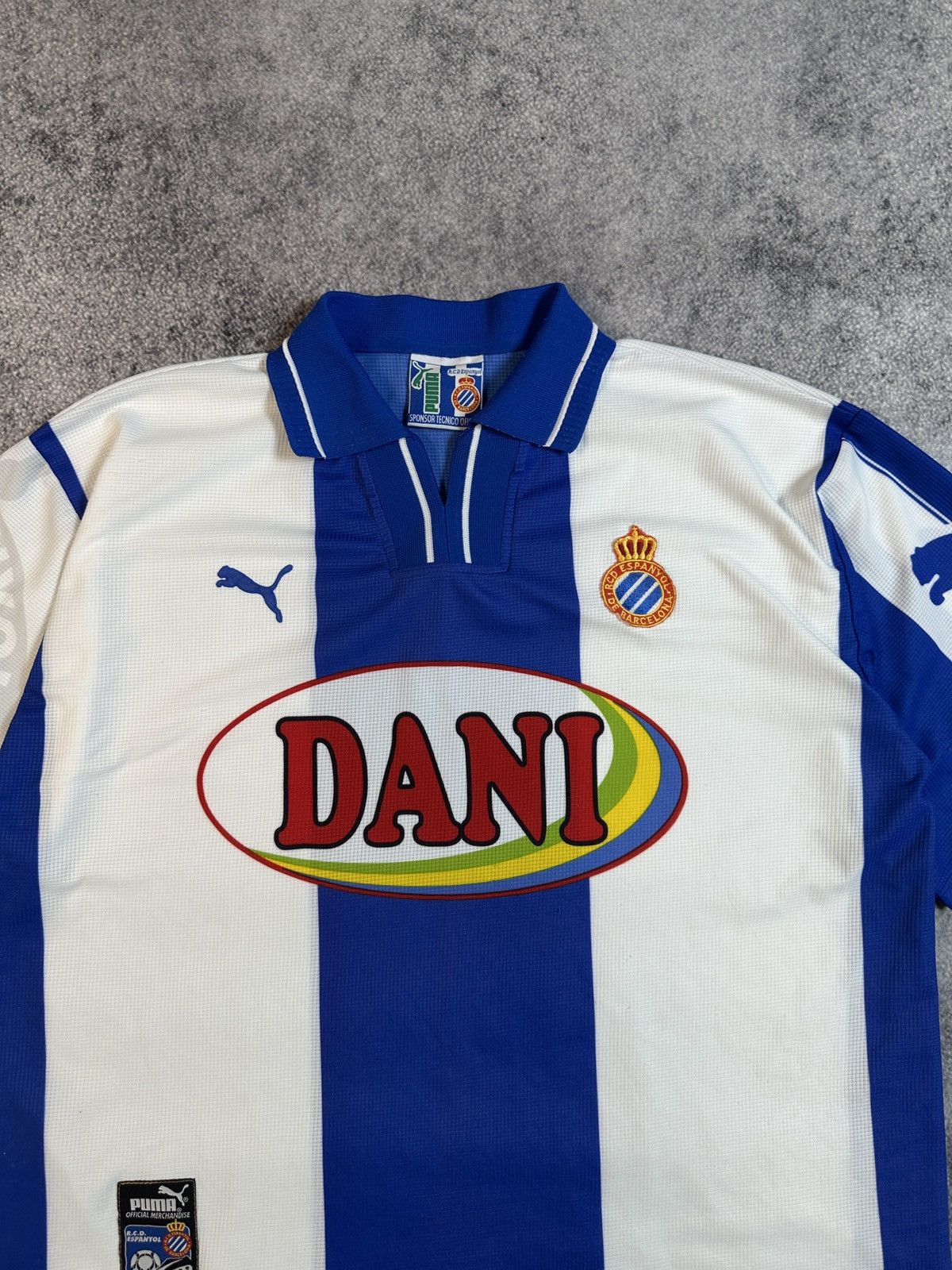 Puma Vintage Puma RCD Espanyol 90s Soccer Jersey Blokecore XL VTg Size US XL / EU 56 / 4 - 3 Thumbnail