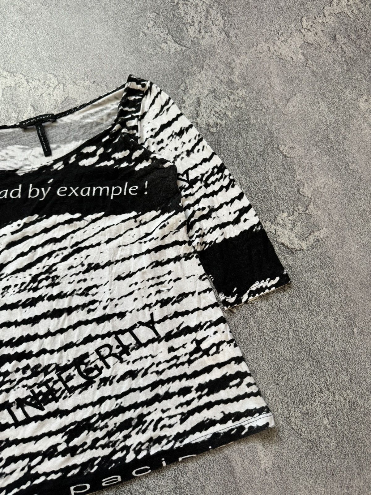Sarah Pacini × Vintage Sarah Pacini 1size all printed top tee long sleeve Size S / US 4 / IT 40 - 5 Thumbnail