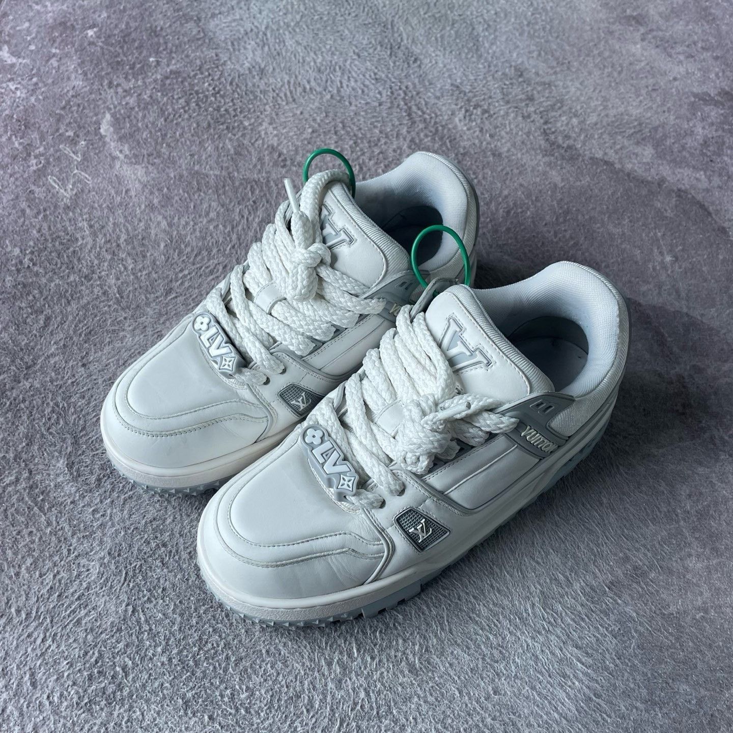 Louis Vuitton LV Trainer Maxi White Gray 41 Size US 8 / EU 41 - 1 Thumbnail