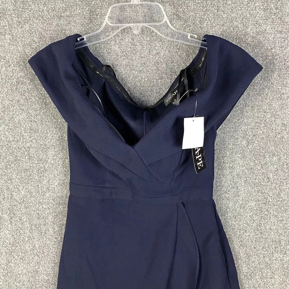Vintage Xscape Dress Women's Size 2 NWT Polyester Sleeveless Size XS / US 0-2 / IT 36-38 - 2 Thumbnail