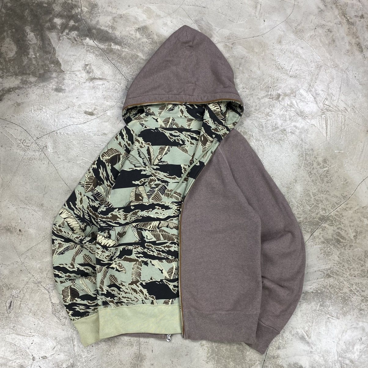 Bape Martime Squadron Reversible Full Zip Hoodie Size US S / EU 44-46 / 1 - 1 Thumbnail