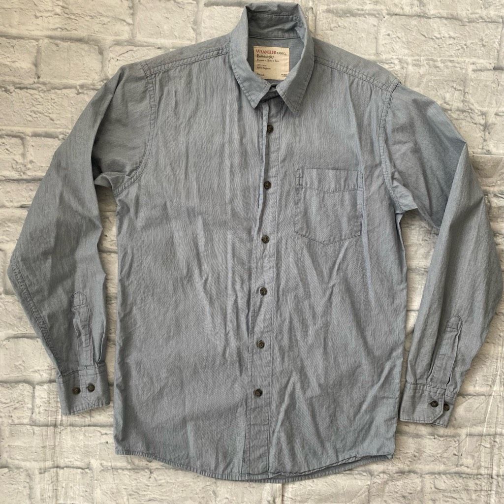 Wrangler Wrangler jeans men S button down longsleeve pin stripe dress Size US S / EU 44-46 / 1 - 1 Thumbnail