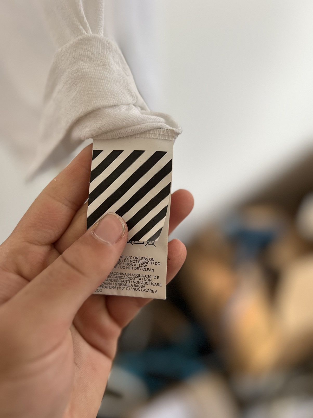 Off-White × Virgil Abloh Off white Acrylic Hoodie Size US XL / EU 56 / 4 - 12 Thumbnail