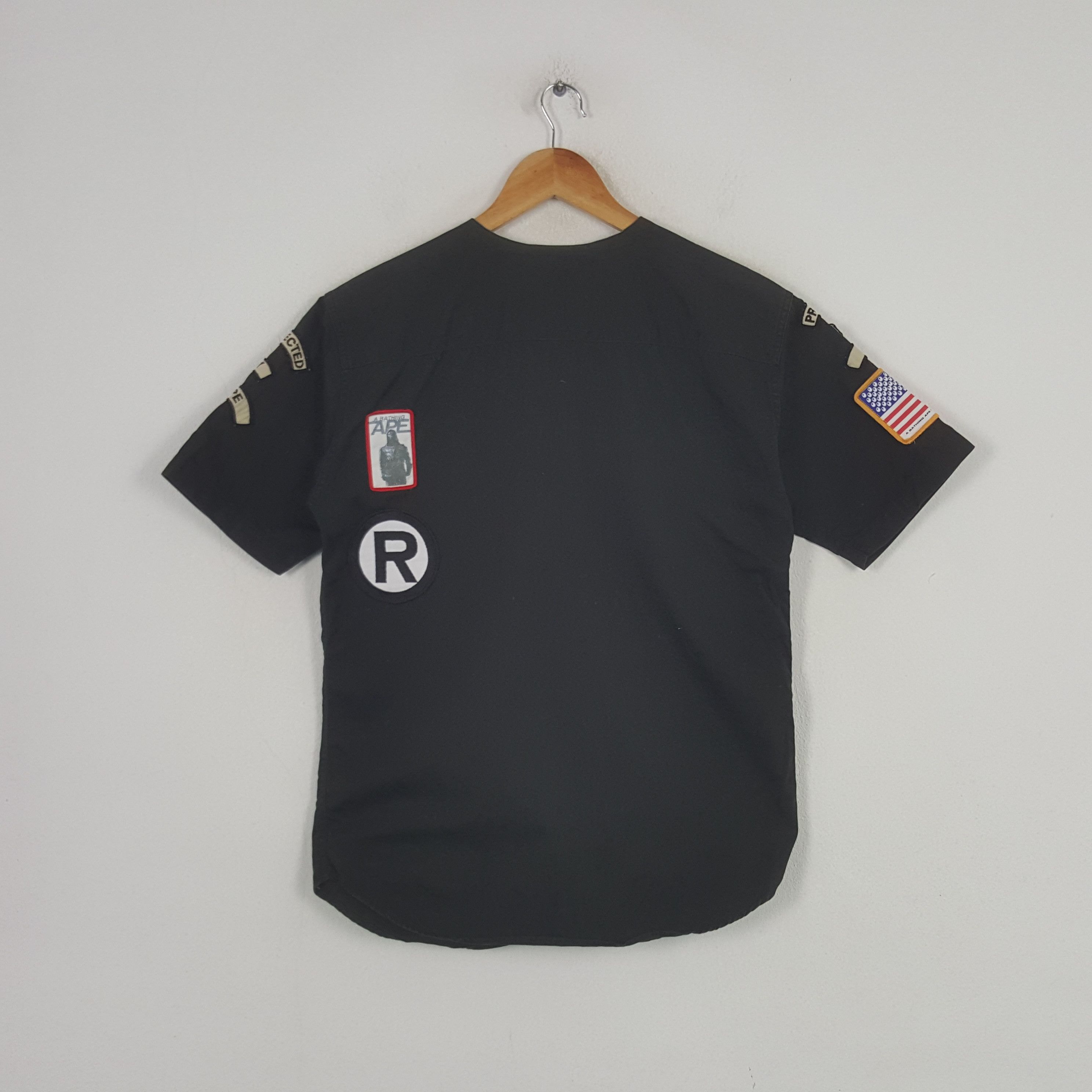 Bape × Vintage Vintage BAPE Japanese Brand Work Shirt C285N28 Size US M / EU 48-50 / 2 - 3 Thumbnail