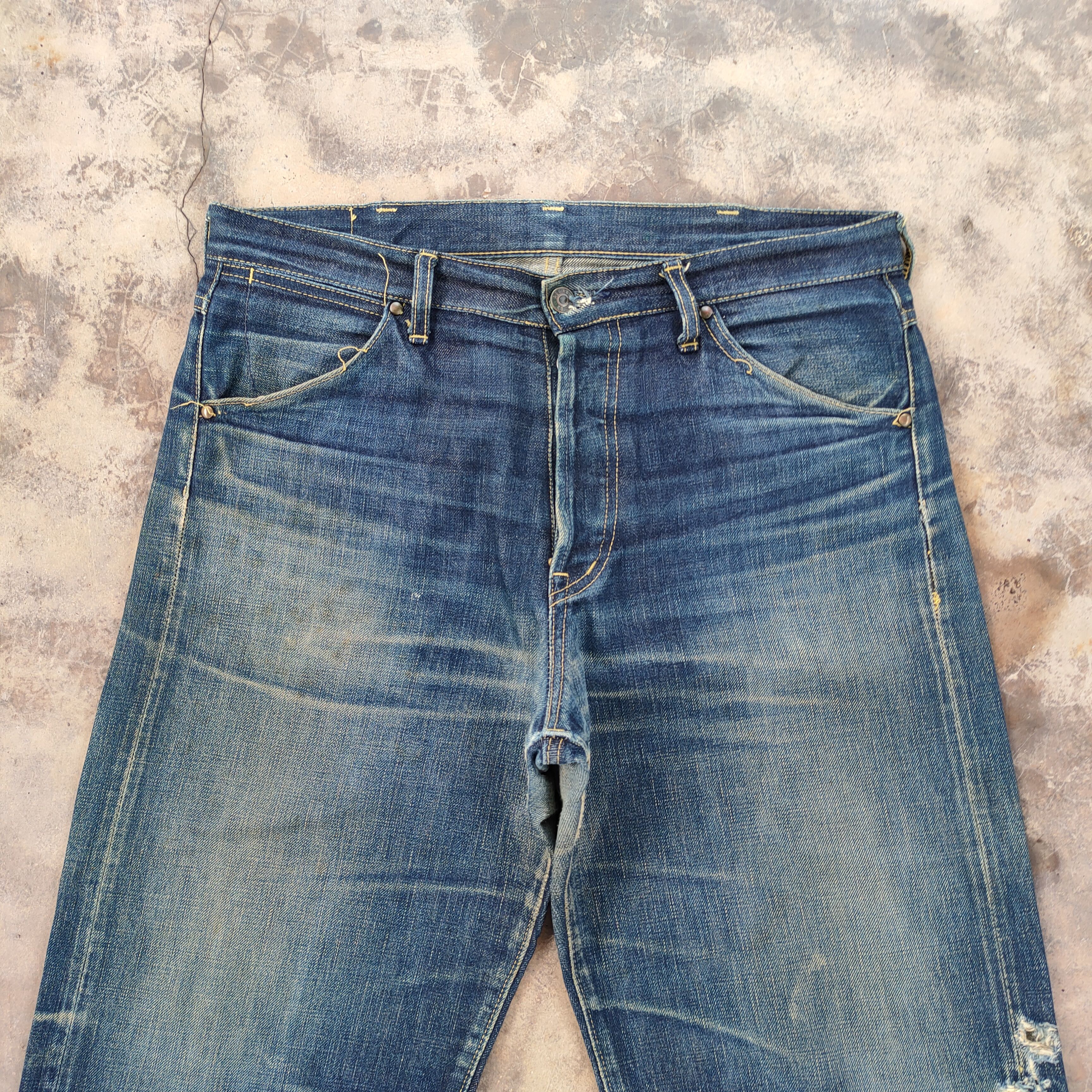 ABAHOUSE VINTAGE ABAHOUSE RUSTY SELVEGE FADED JEANS DENIM PANTS Size US 36 / EU 52 - 4 Thumbnail