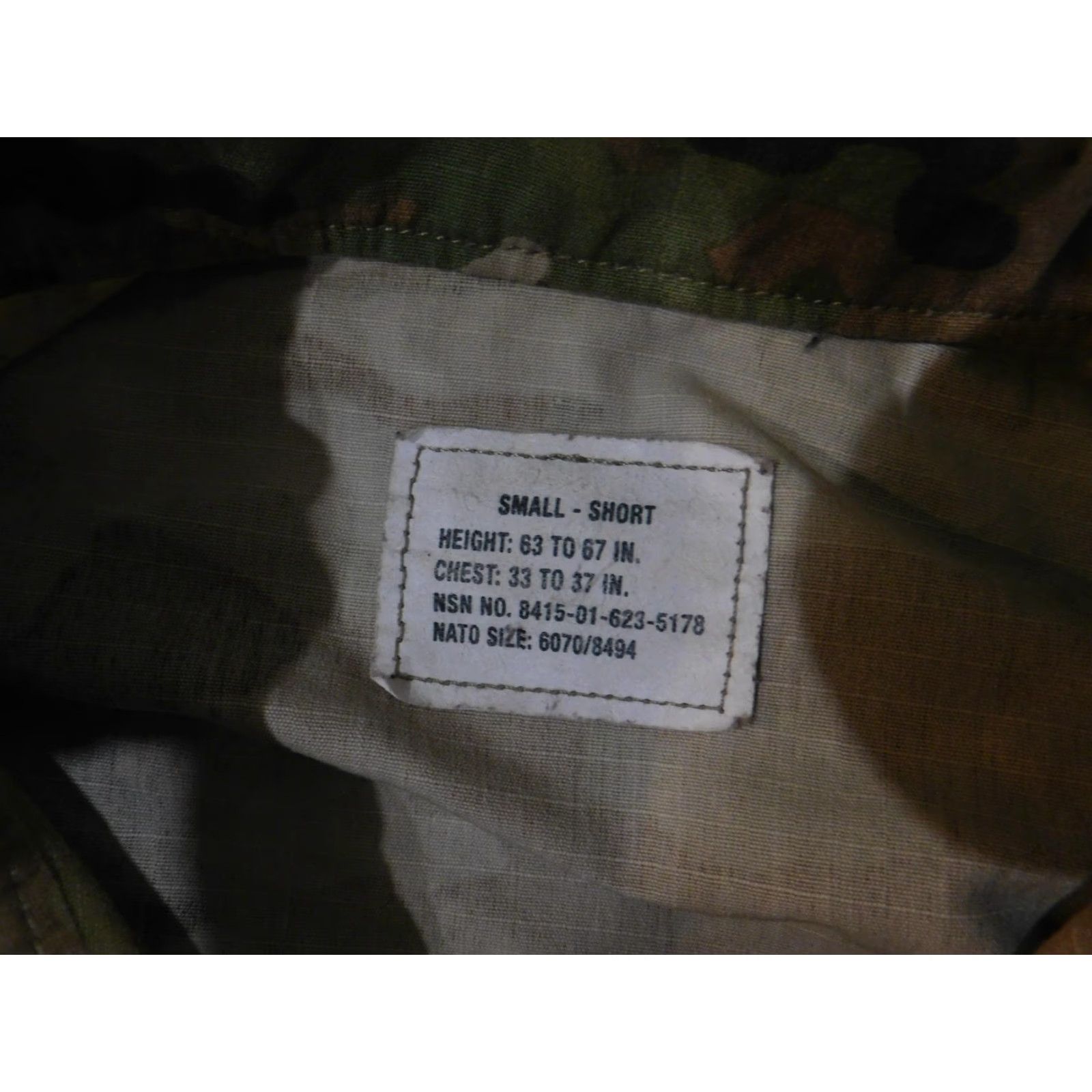Vintage VINTAGE US Army ACU OCP Jacket Womens Small Short Camouflage Insect Shield Coat NSN Size 28" / US 6 / IT 42 - 7 Thumbnail