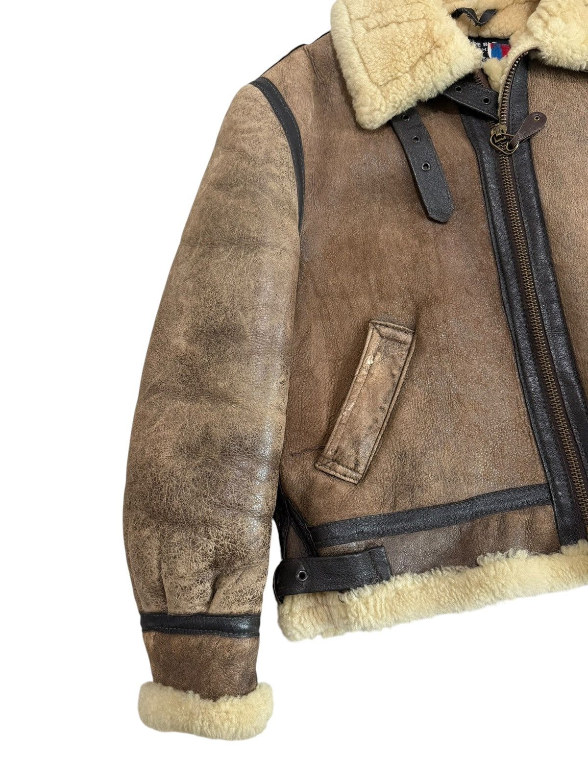 Schott SCHOTT BROS INC B3 TYPE JACKET SHEARLING SHEEP SKIN SIZE 44 Size US M / EU 48-50 / 2 - 3 Thumbnail