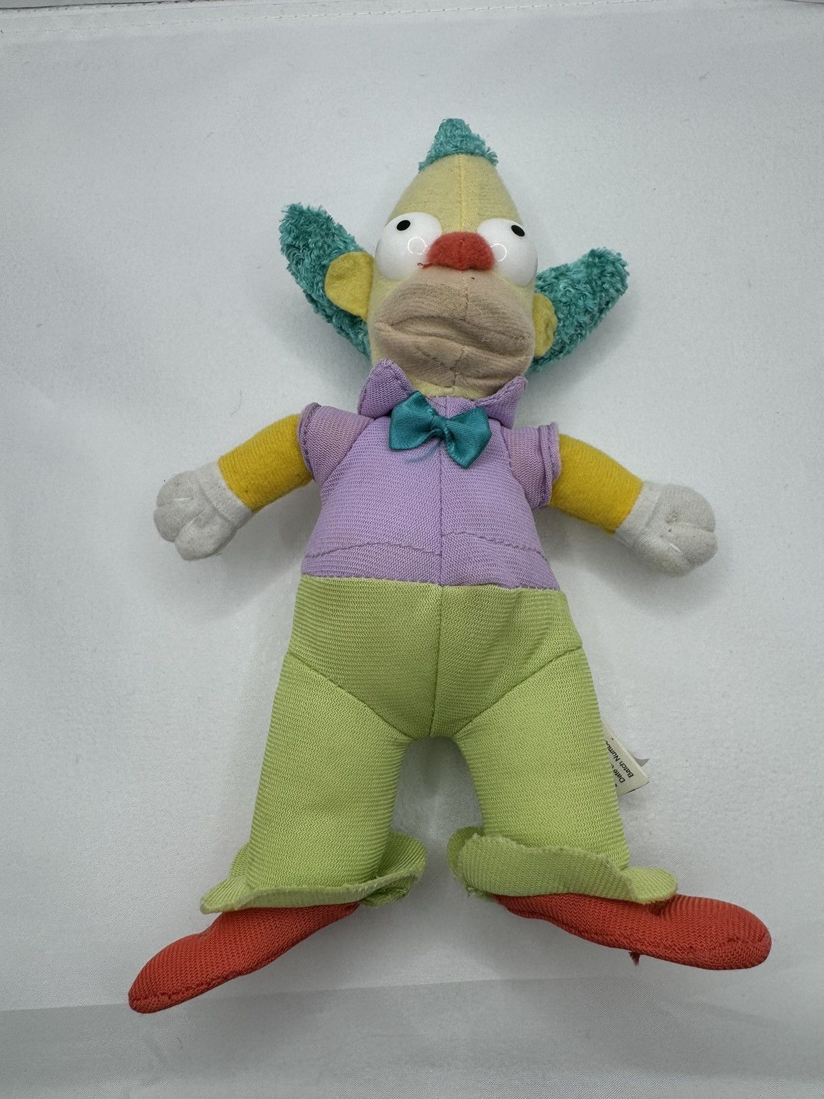 The Simpsons Vintage Krusty The Clown Plush Doll Toy Size ONE SIZE - 10 Thumbnail