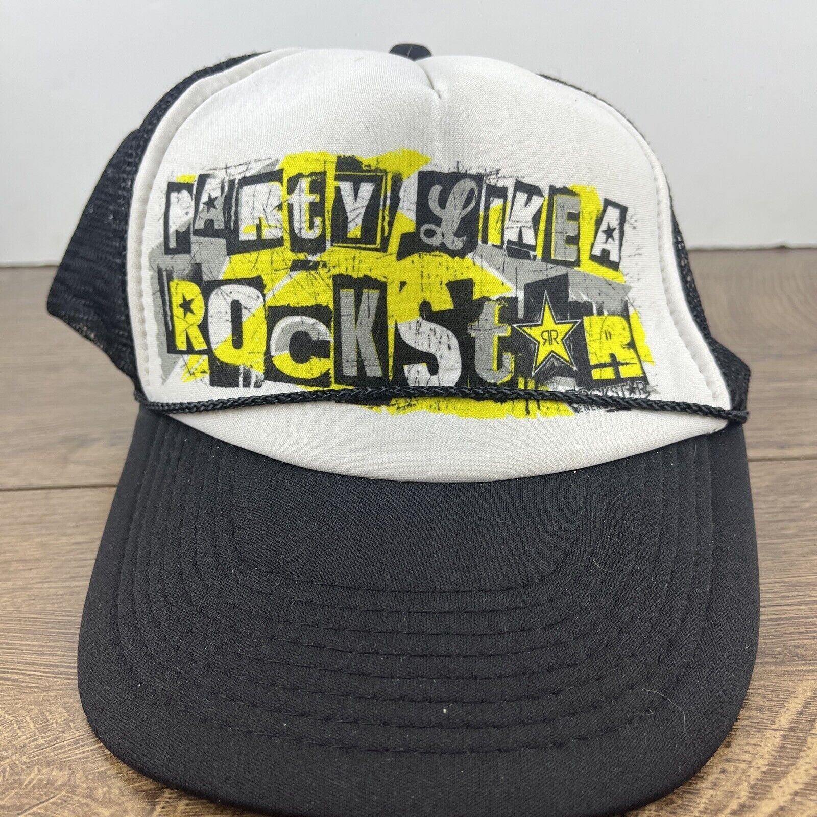 Other Rockstar Hat Party Like a Rockstar Black Hat Adjustable Adul Size ONE SIZE - 3 Thumbnail