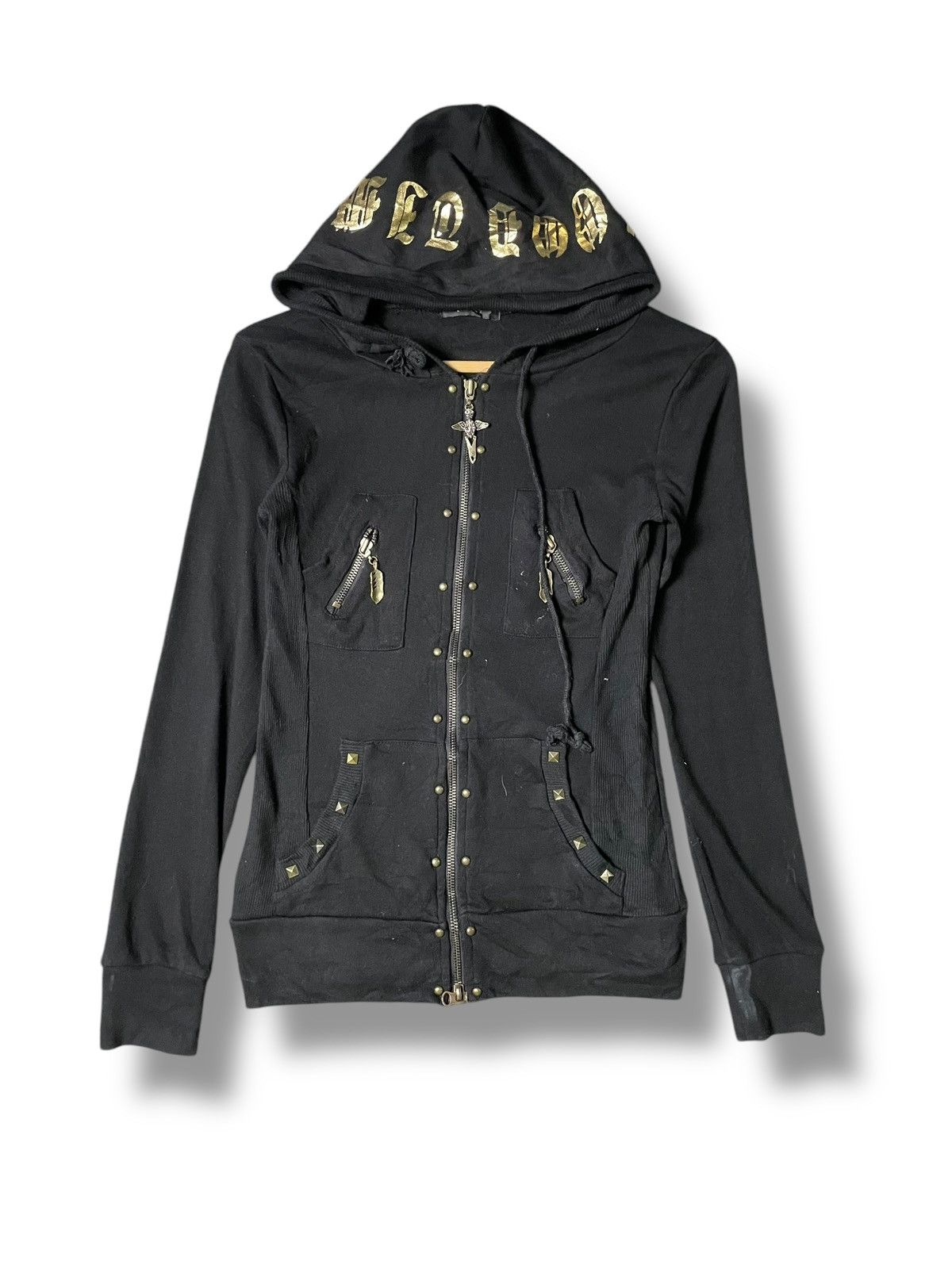 If Six Was Nine × Japanese Brand × Le Grande Bleu (L.G.B.) RISKY Brand Full Zipper Hoodie Jacket (65) Size US XXS / EU 40 - 1 Thumbnail