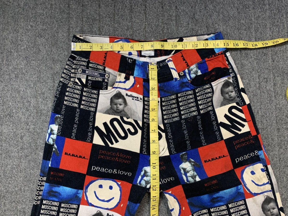 Love Moschino Hype Moschino Jeans Peace And Love Smile Ovp Cut Buttonfly Size 30" / US 8 / IT 44 - 12 Thumbnail