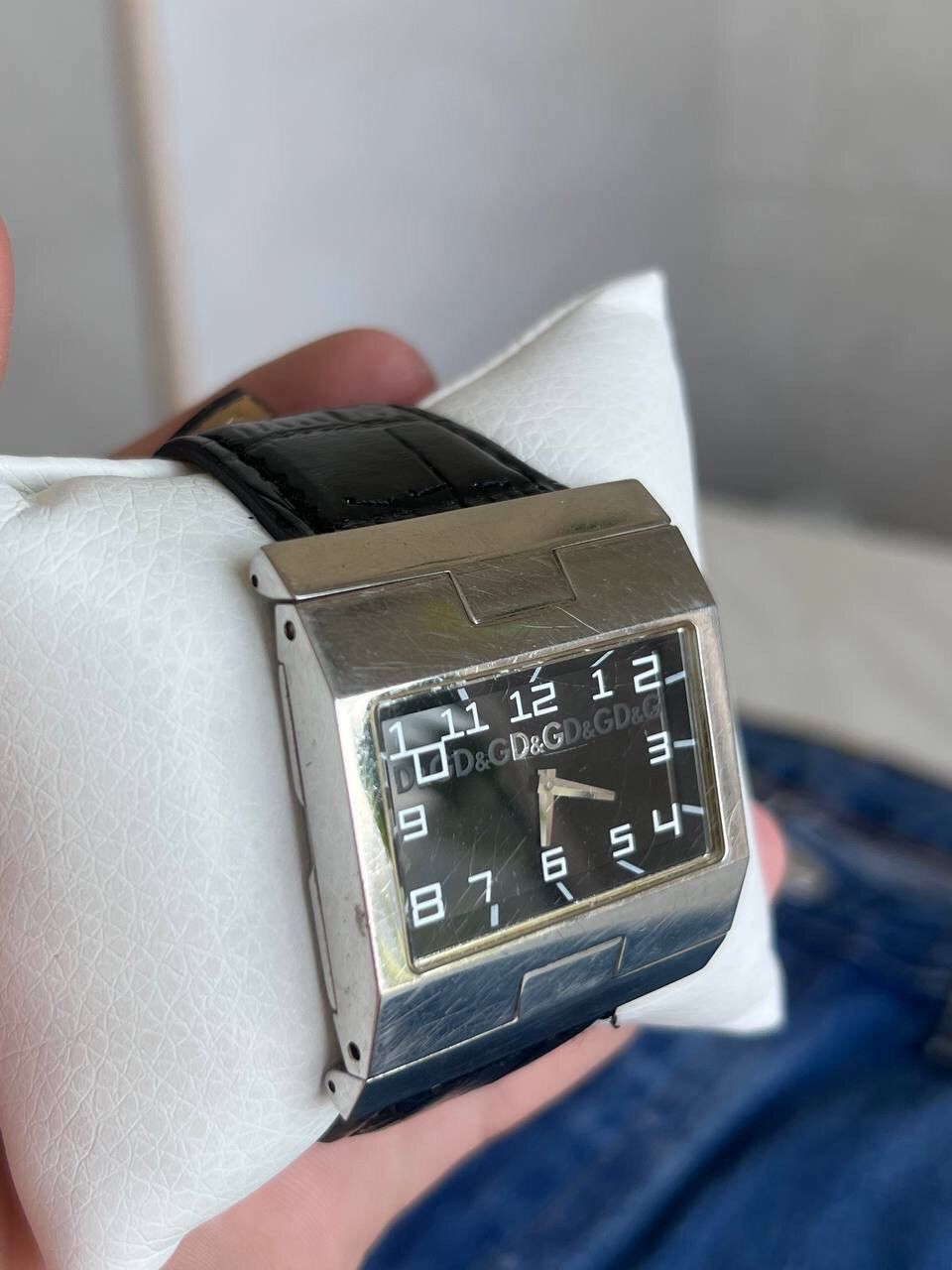 Dolce & Gabbana D&G MEN'S METAL BIG CHUNKY METAL STEEL QUARTZ WATCH 2000S Size ONE SIZE - 6 Thumbnail