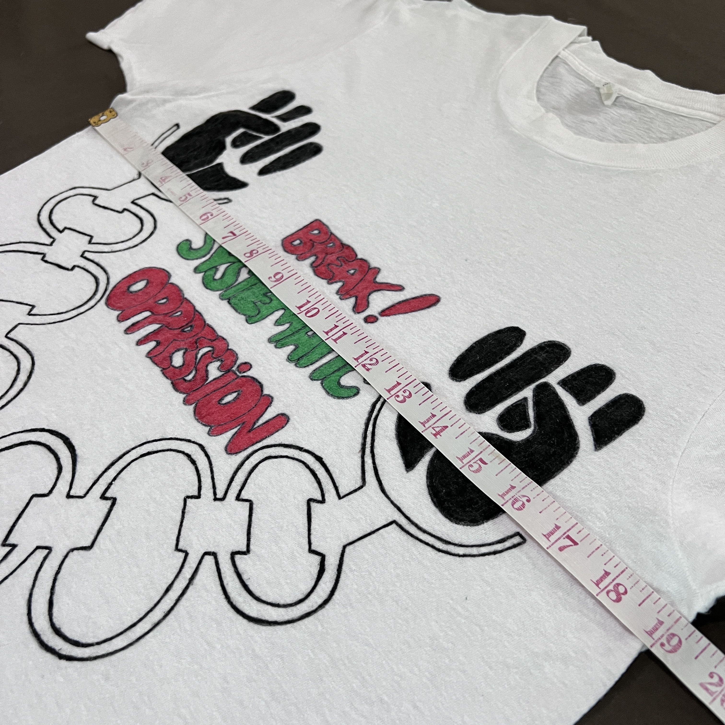 Vintage Vintage 80s break systematic oppression black power history Size US L / EU 52-54 / 3 - 6 Thumbnail