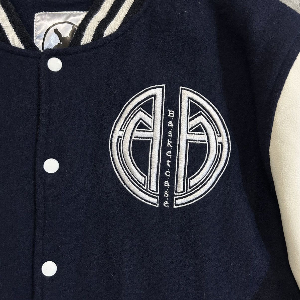 basketcase gallery Basketcase Gallery Leather Varsity Jacket Size US XL / EU 56 / 4 - 8 Thumbnail
