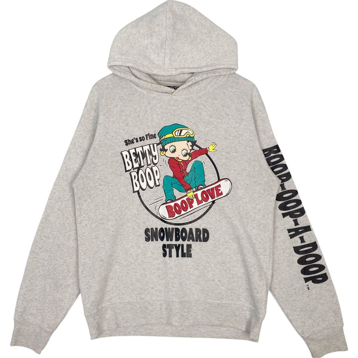 Other Vintage Betty Boop Hoodie All Printed White Pullover Size L Size M / US 6-8 / IT 42-44 - 1 Thumbnail