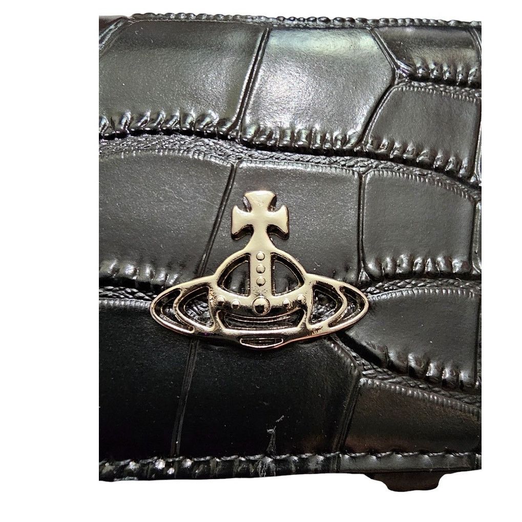 Vivienne Westwood Vivienne Westwood Small Frame Wallet Croc Embossed Size ONE SIZE - 4 Thumbnail