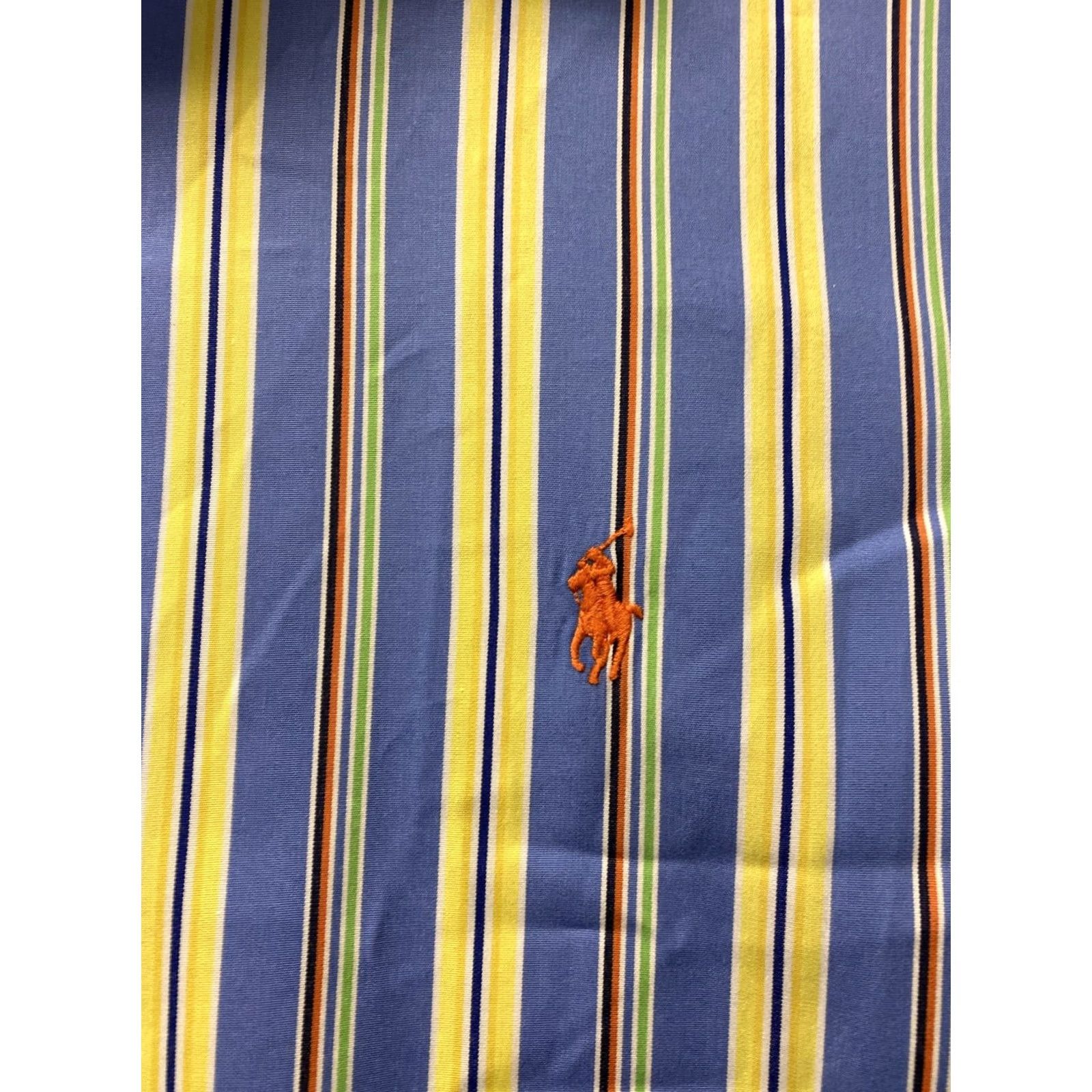 Polo Ralph Lauren Ralph Lauren Button-Up Shirt Mens XL Classic Plaid Blue Yellow Long Sleeve Button-Down Collared Casual Size US XL / EU 56 / 4 - 7 Thumbnail