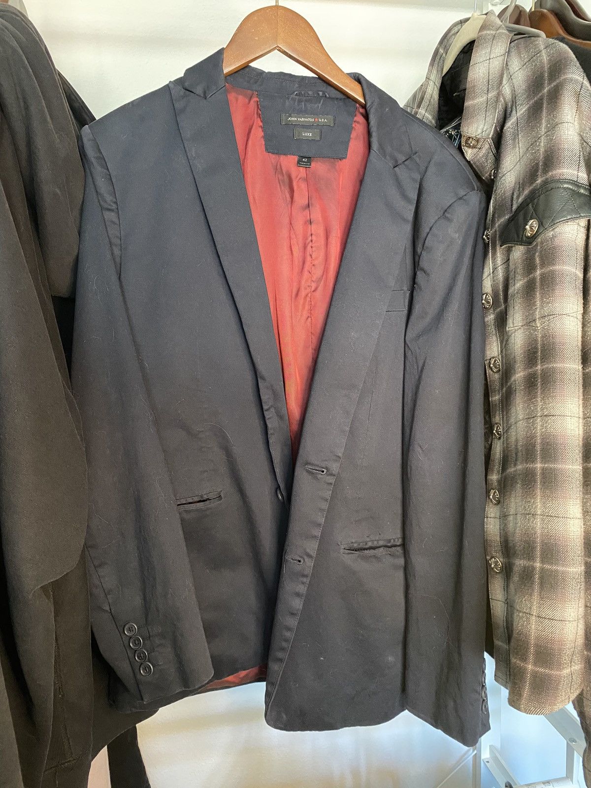 John Varvatos John Varvatos Star USA Navy Blazer Size US L / EU 52-54 / 3 - 1 Thumbnail