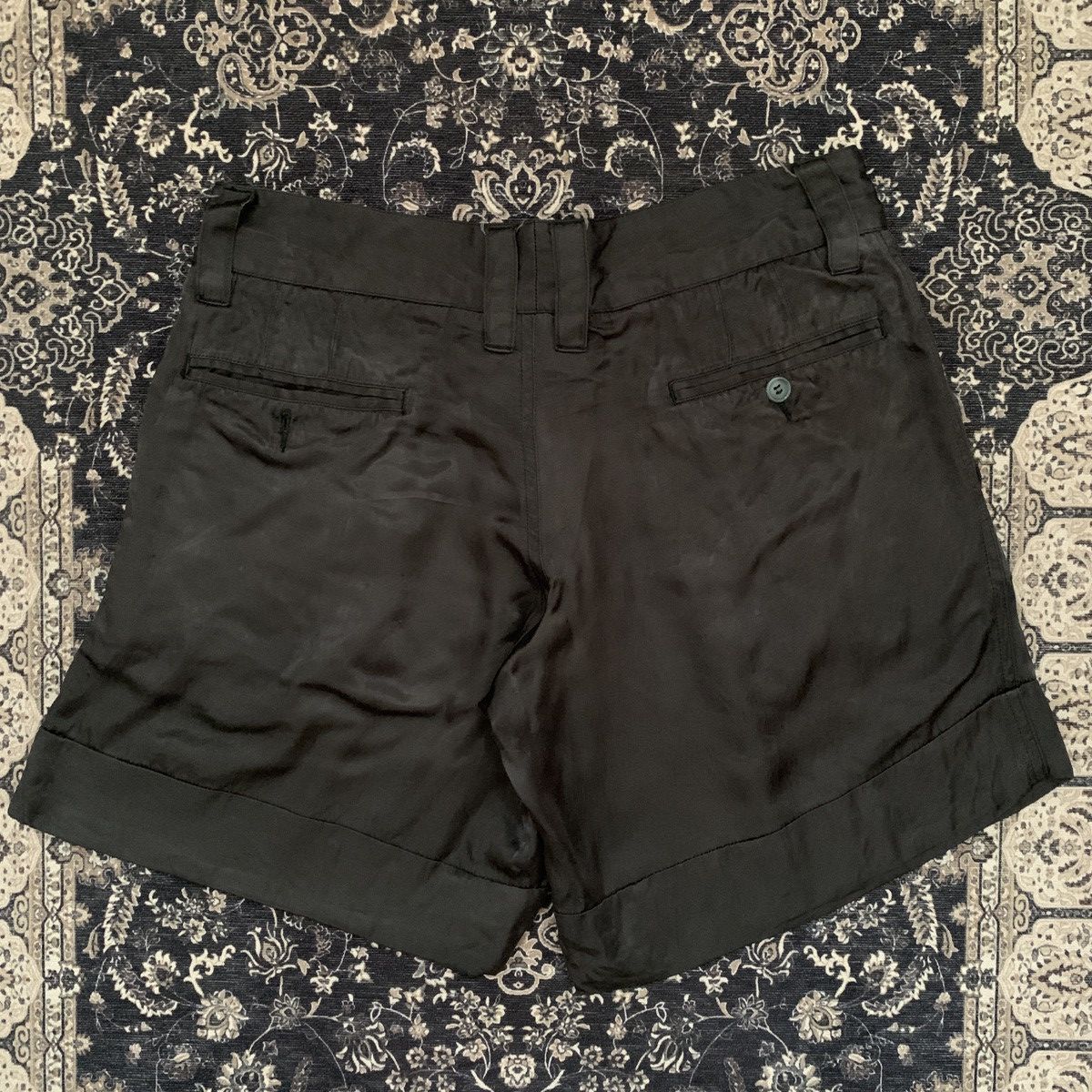 Designer × Dolce & Gabbana Dolce & Gabbana Satin Silk Women's Shorts Size 32" / US 10 / IT 46 - 5 Thumbnail