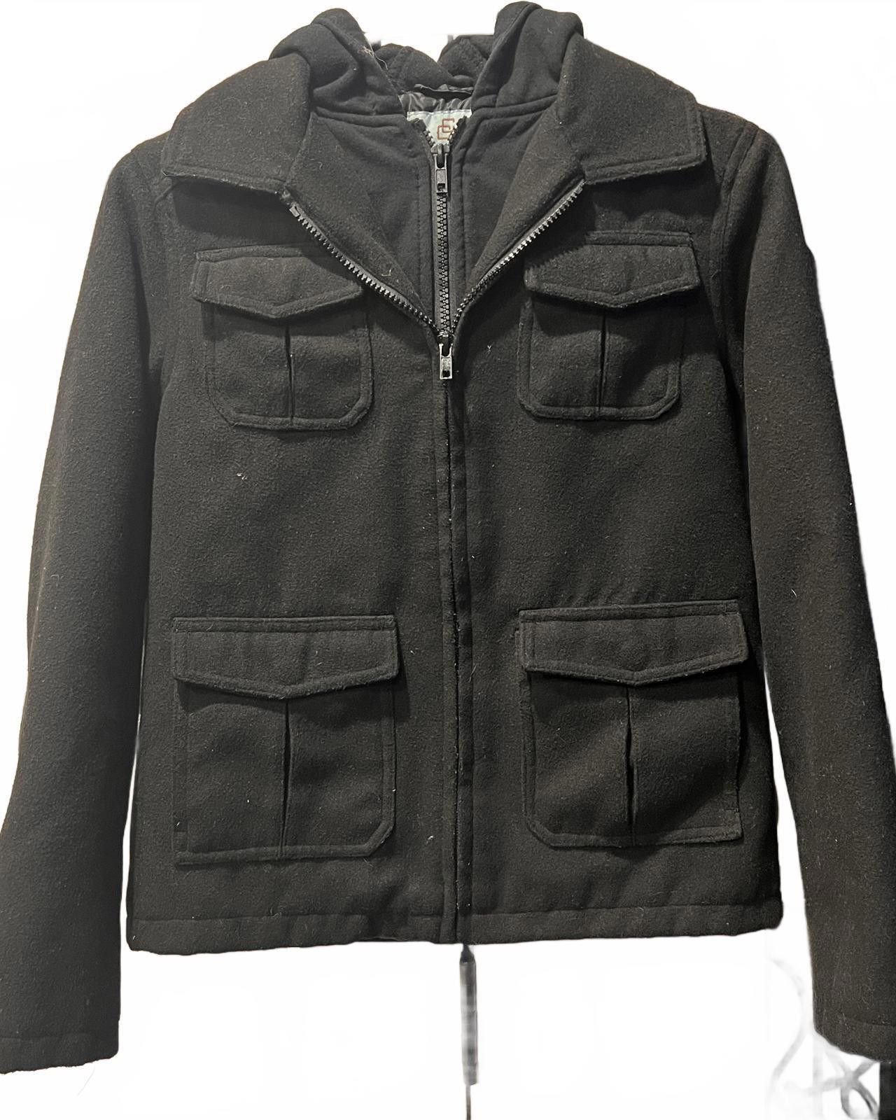 Class Club Class/Club Women's Black Jacket with Hood Size 10/12 Size M / US 6-8 / IT 42-44 - 1 Thumbnail