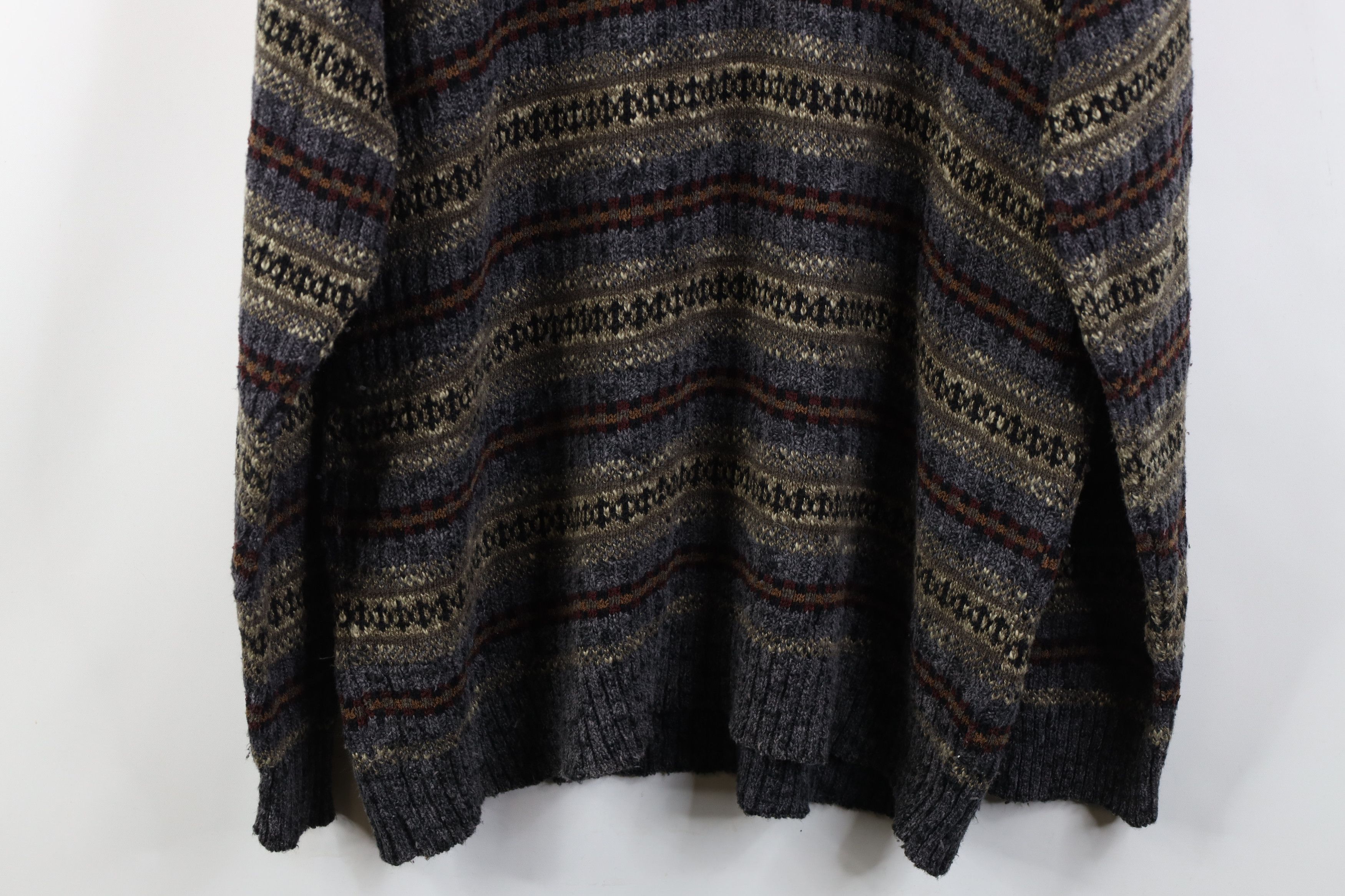 Vintage Vintage 90s Coogi Style Rainbow Fair Isle Knit Sweater Size US XL / EU 56 / 4 - 11 Thumbnail