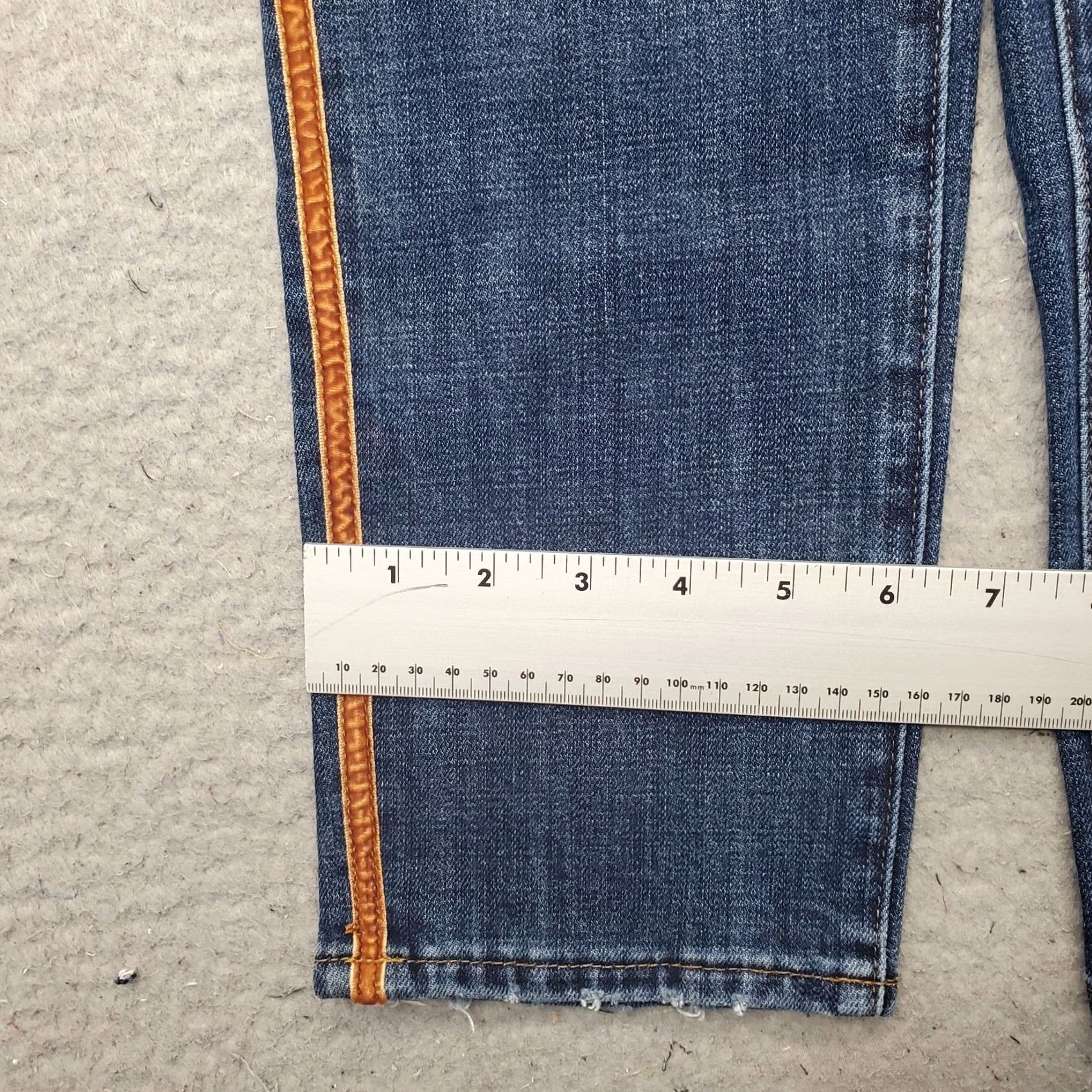 Talbots Talbots Womens Jeans 2P Medium Blue Denim Ankle Jeans 28W 23.5In Inseam 5-Pocket Regular Fit Vintage No Distance Streetwear Grunge Size 26" / US 2 / IT 38 - 5 Thumbnail