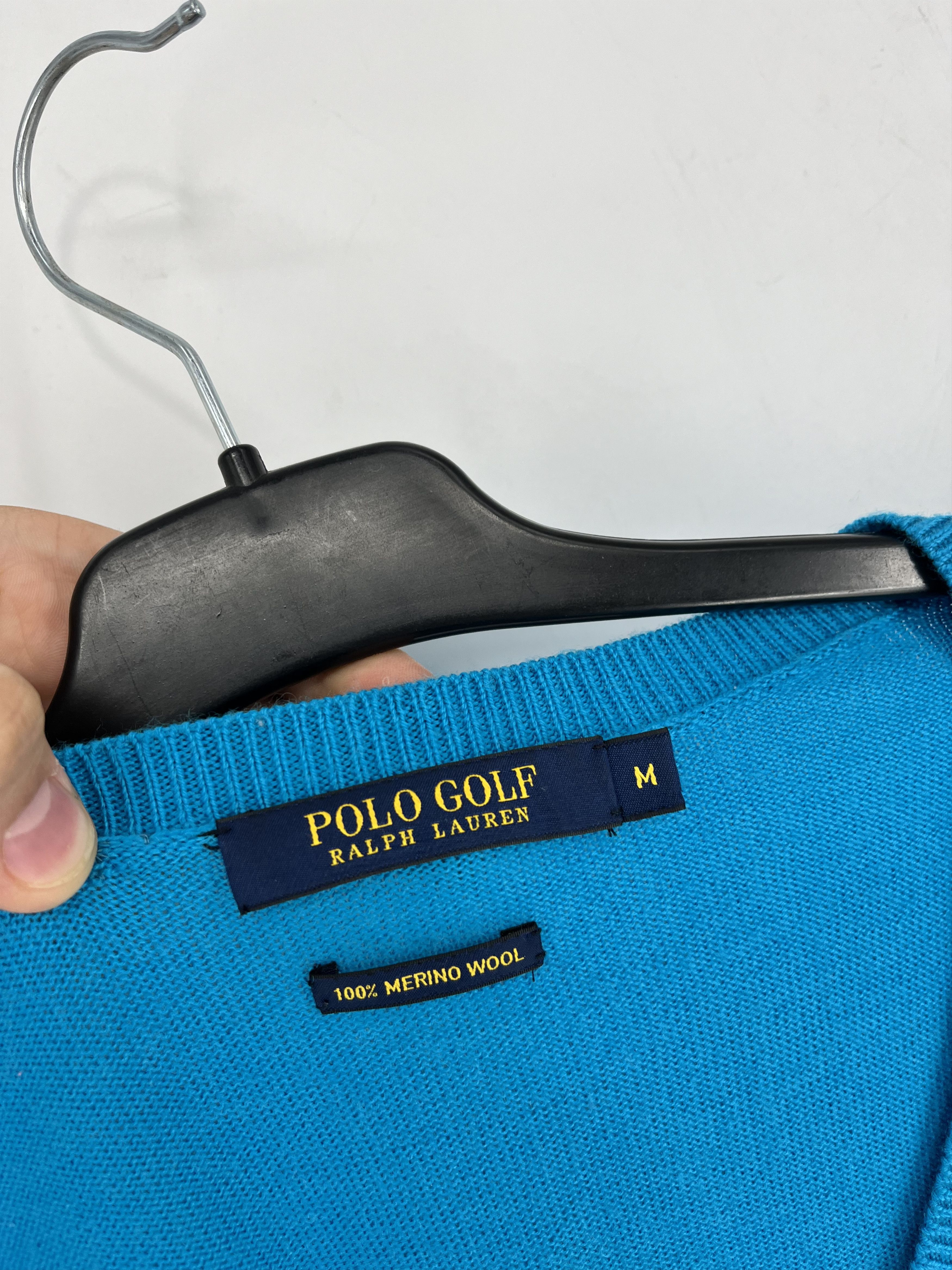 Polo Ralph Lauren × Ralph Lauren Vintage Polo Ralph Lauren V-neck Knit Sweater Jumper Size M / US 6-8 / IT 42-44 - 6 Thumbnail