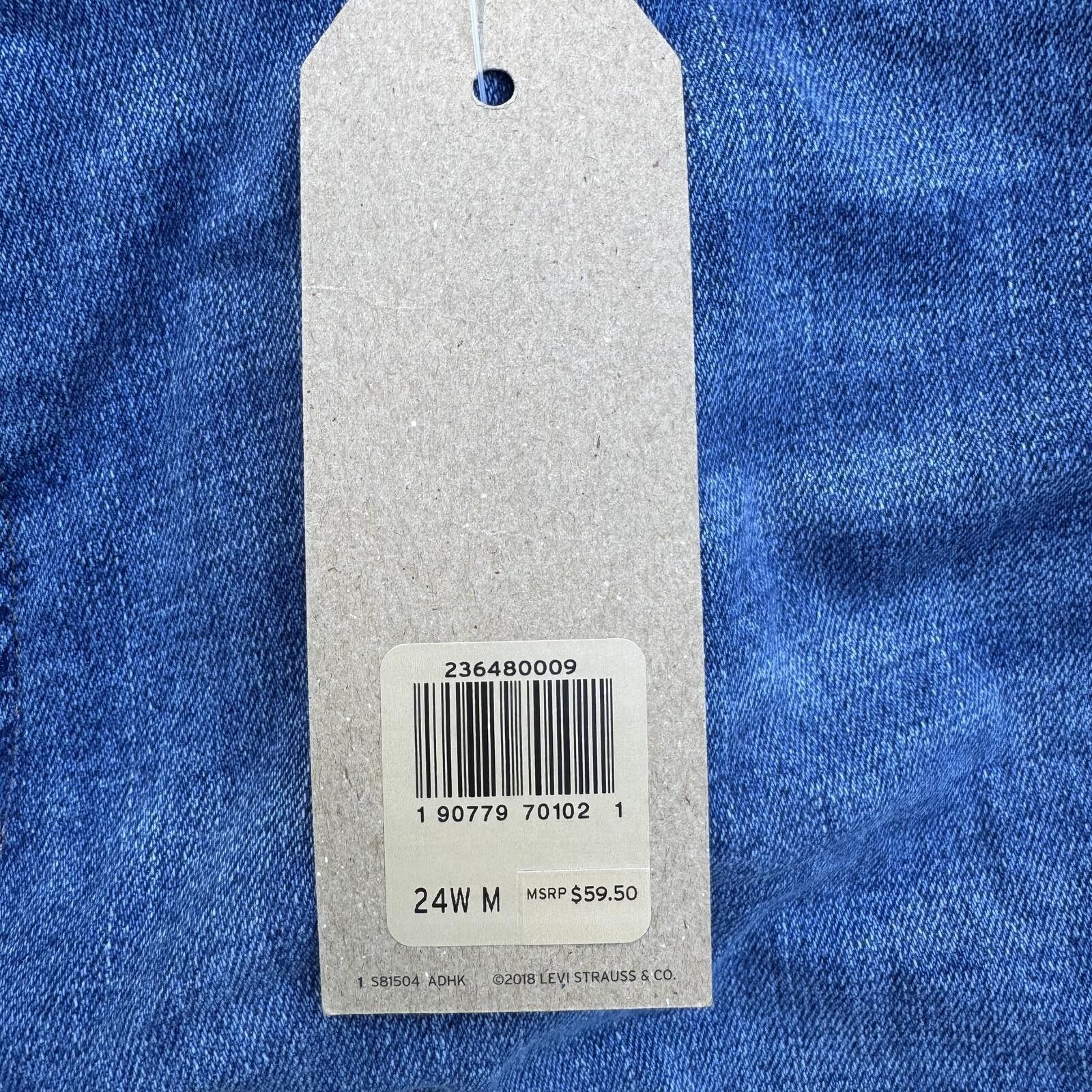 Levi's Women's NWT Levi's 414 Classic Straight 24 Size 42" / US 20 - 3 Thumbnail