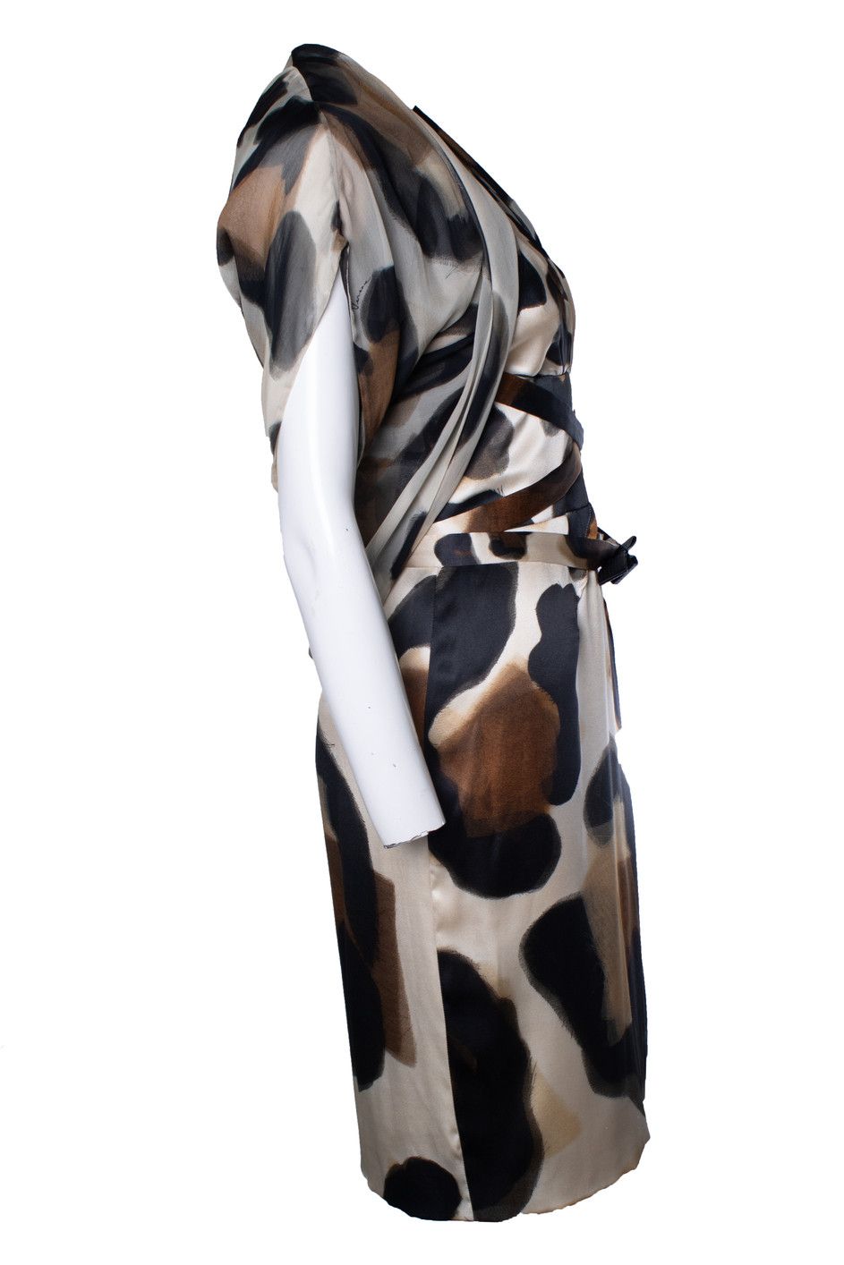 Versace Versace, silk printed dress with bolero Size S / US 4 / IT 40 - 6 Thumbnail