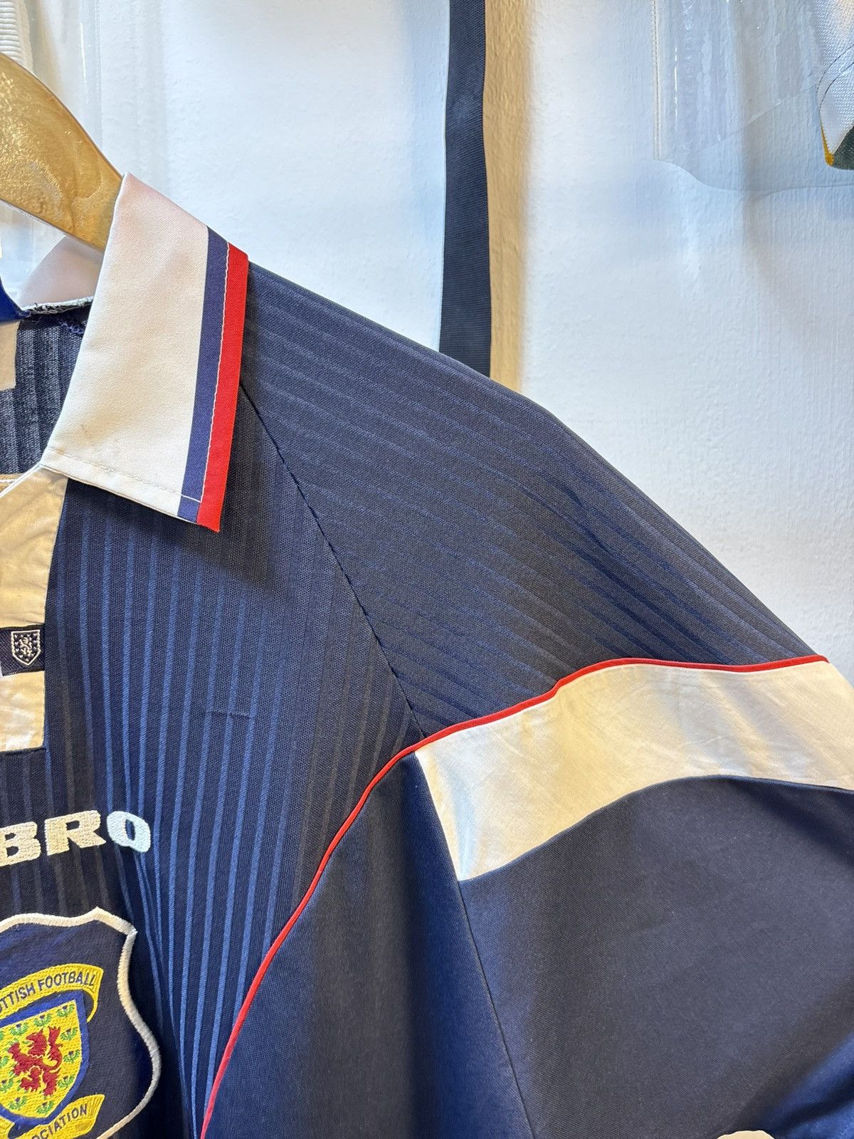 Umbro Vintage 1996-1998 Scotland Football Team Home Kit Size US XL / EU 56 / 4 - 9 Thumbnail